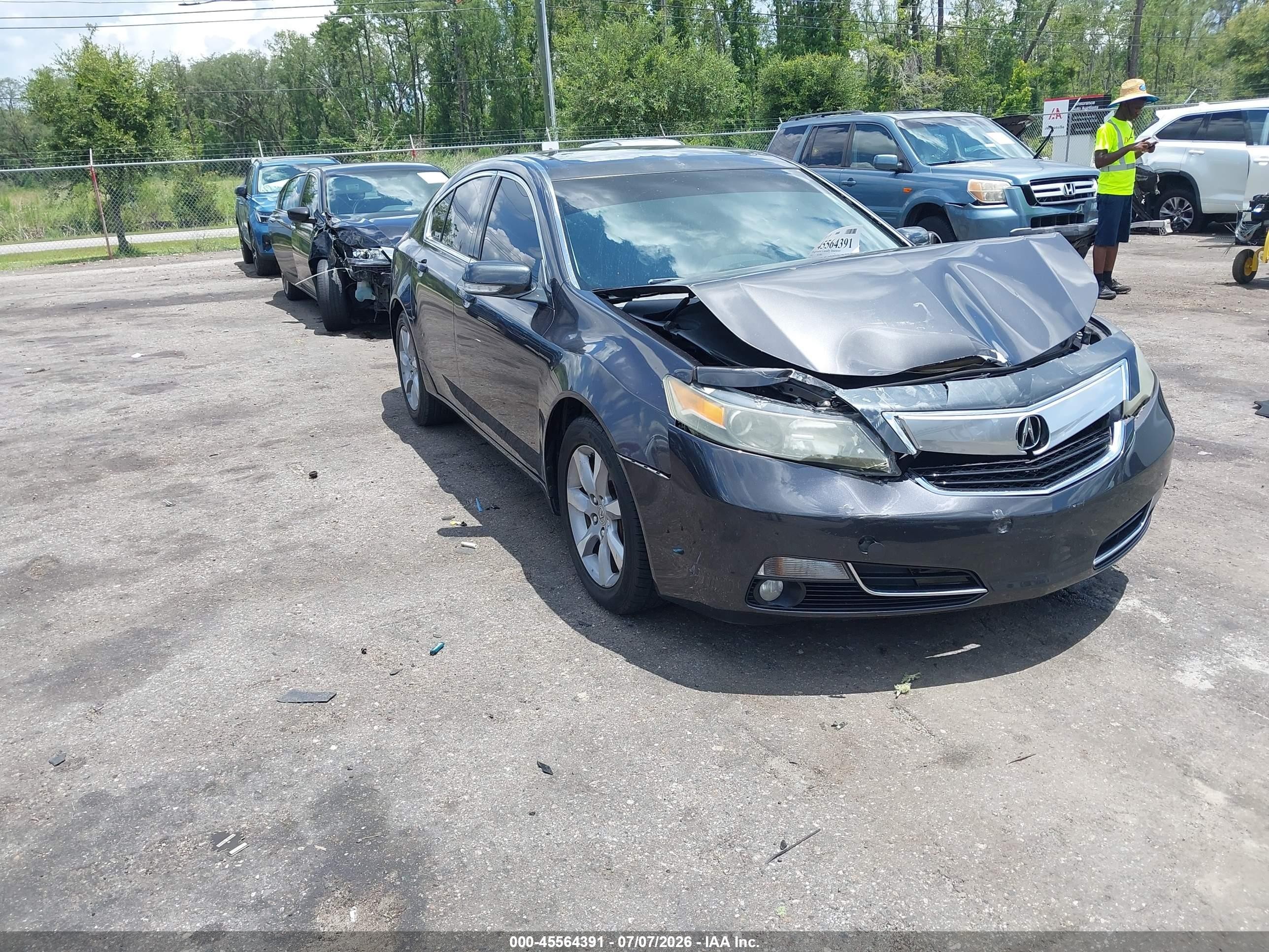 2012 Acura TL Technology, VIN 19UUA8F54CA010384 — Front end