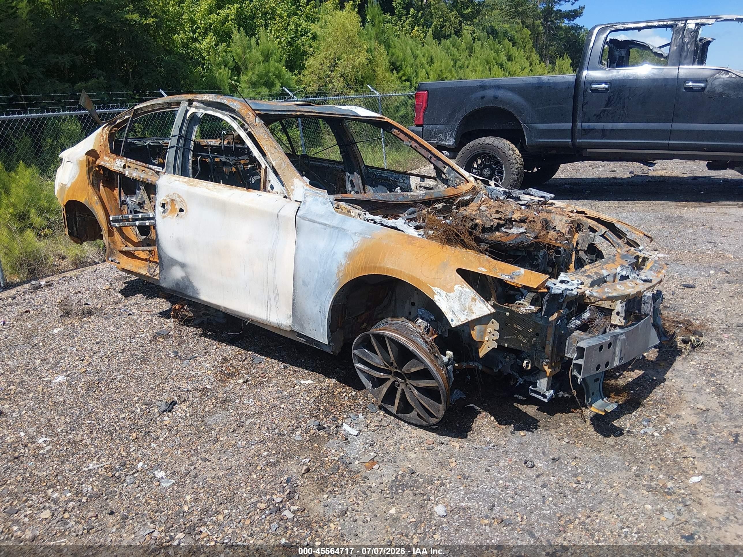2014 Infiniti Q50, VIN JN1BV7AP9EM685990 — Burn