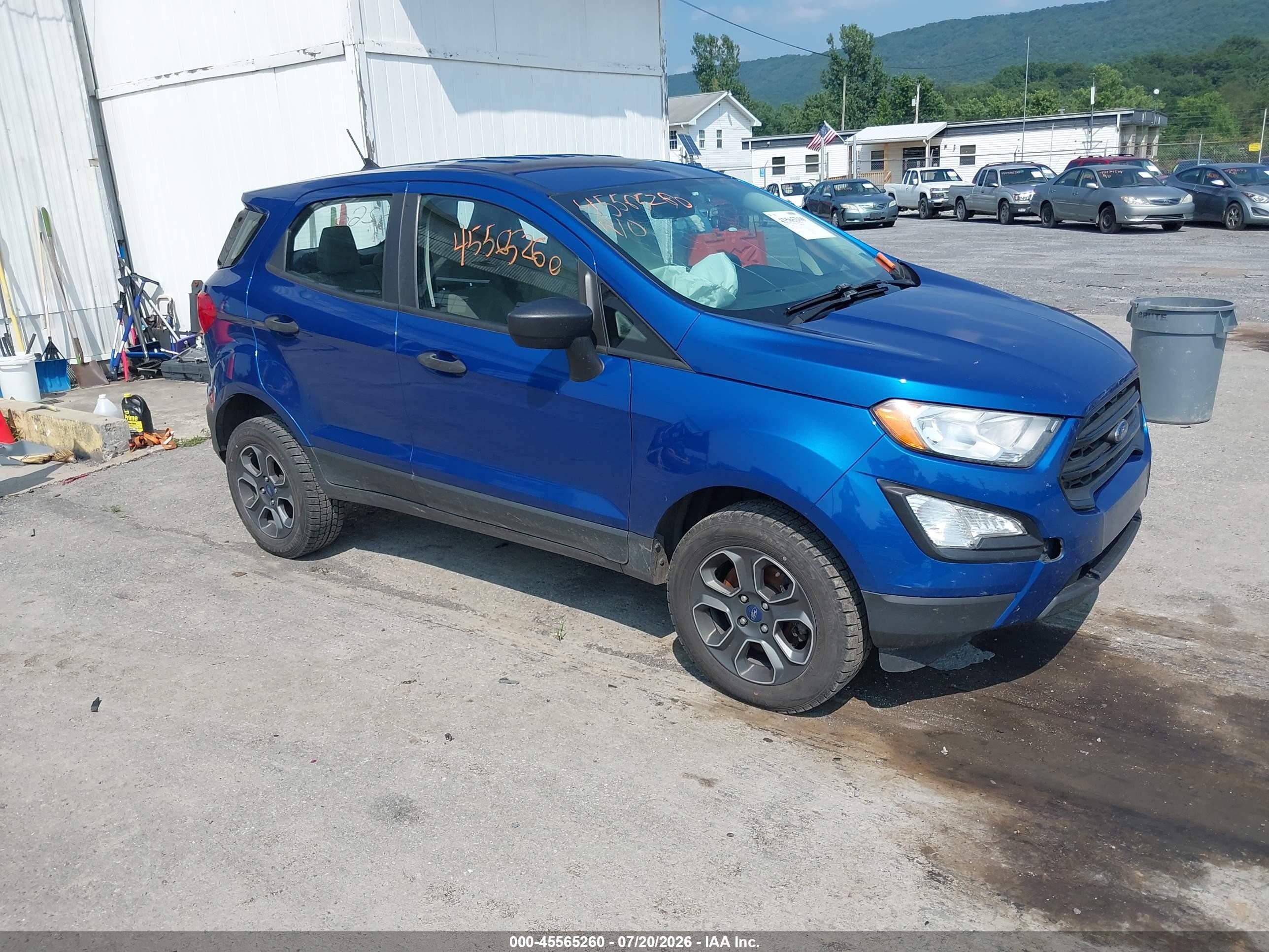 2020 Ford EcoSport S, VIN MAJ6S3FL2LC356420 — Перед