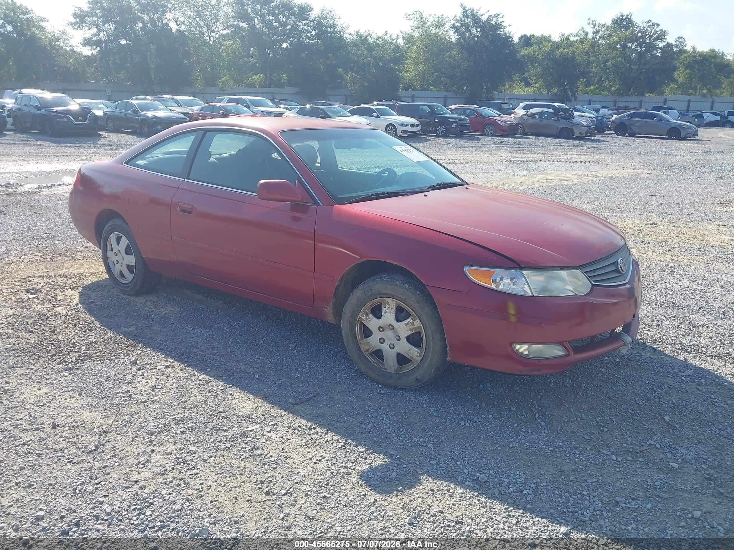 2003 Toyota Solara SE, VIN 2T1CE22P63C024009 — Front end