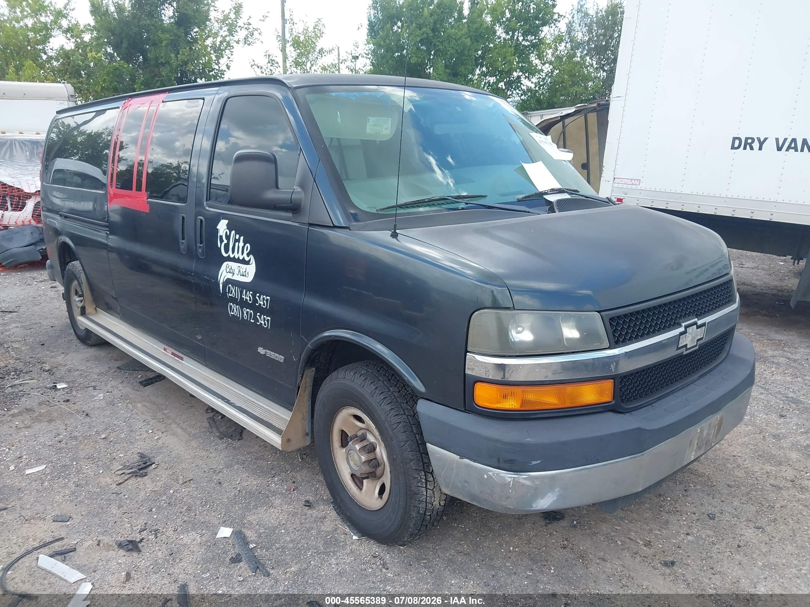 2005 Chevrolet Express Passenger, VIN 1GAHG39U251247746 — Theft recovery