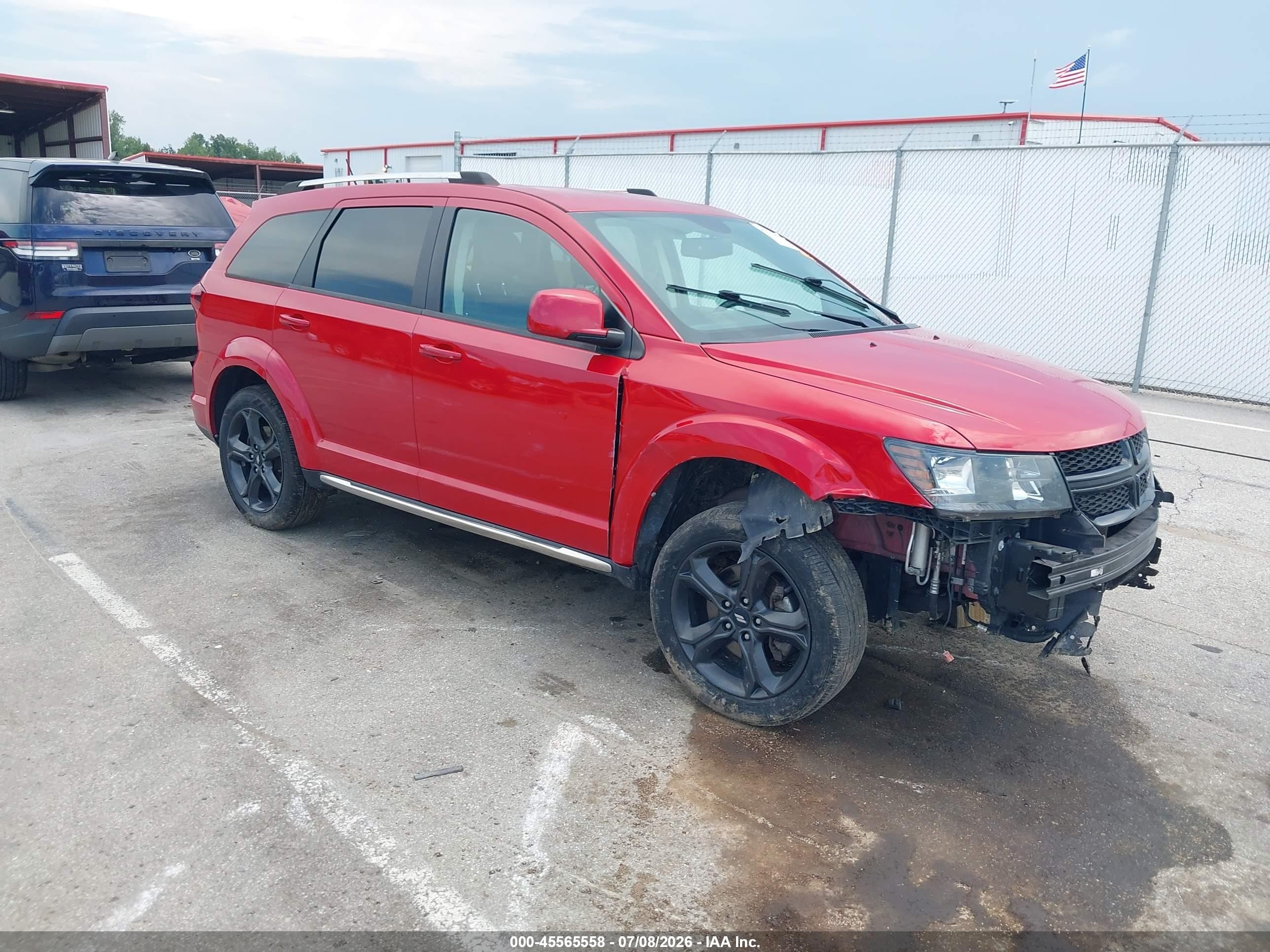 2018 Dodge Journey Crossroad, VIN 3C4PDCGG4JT346600 — Перед
