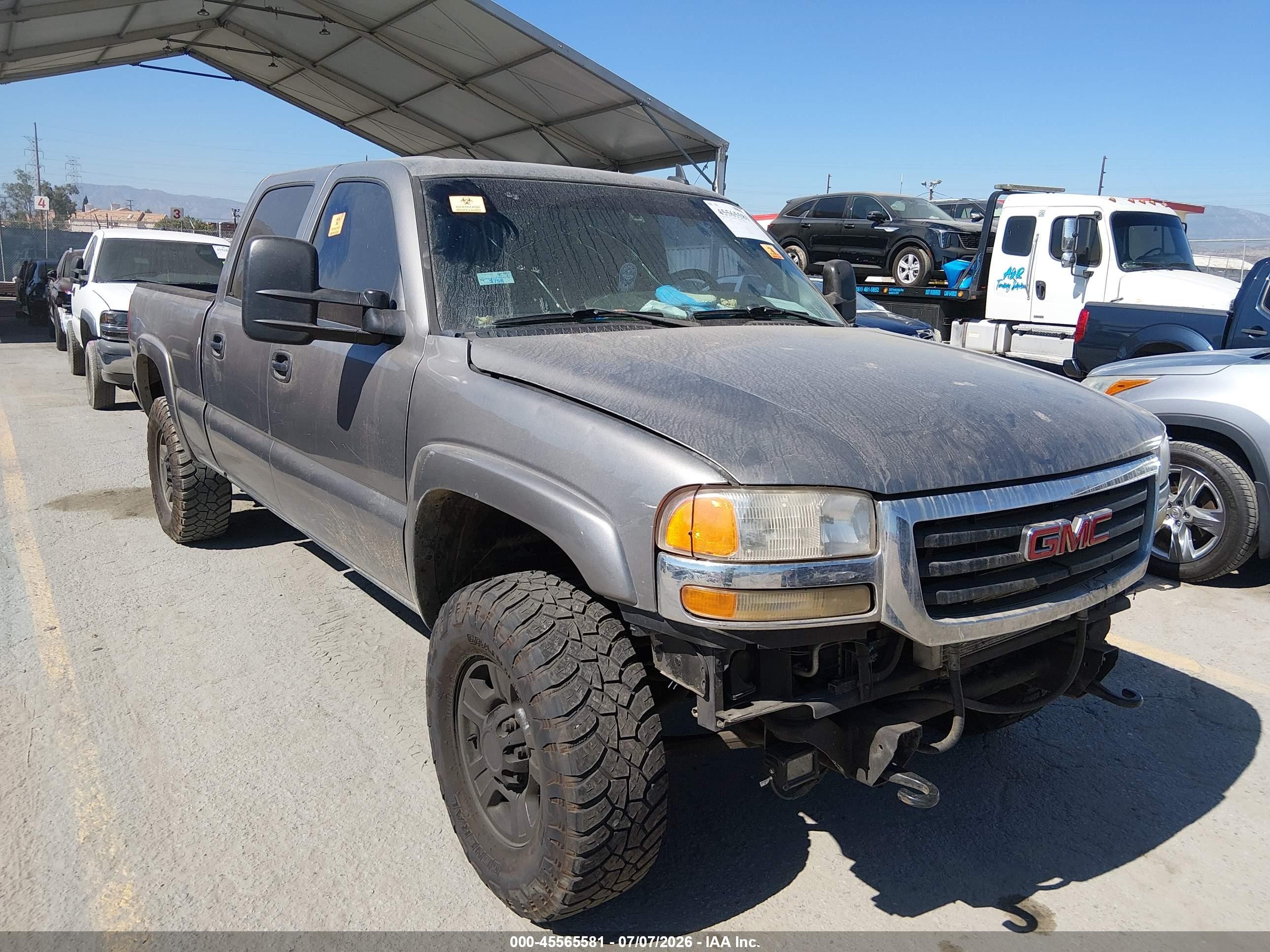2007 GMC Sierra 2500HD SLE1, VIN 1GTHK23D67F164626 — Биологическое загрязнение