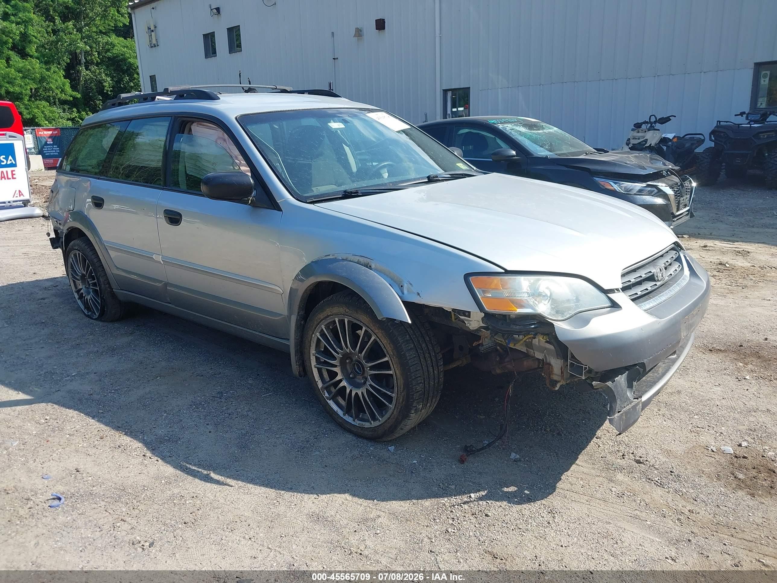 2007 Subaru Legacy Outback Basic, VIN 4S4BP61C176329082 — Перед