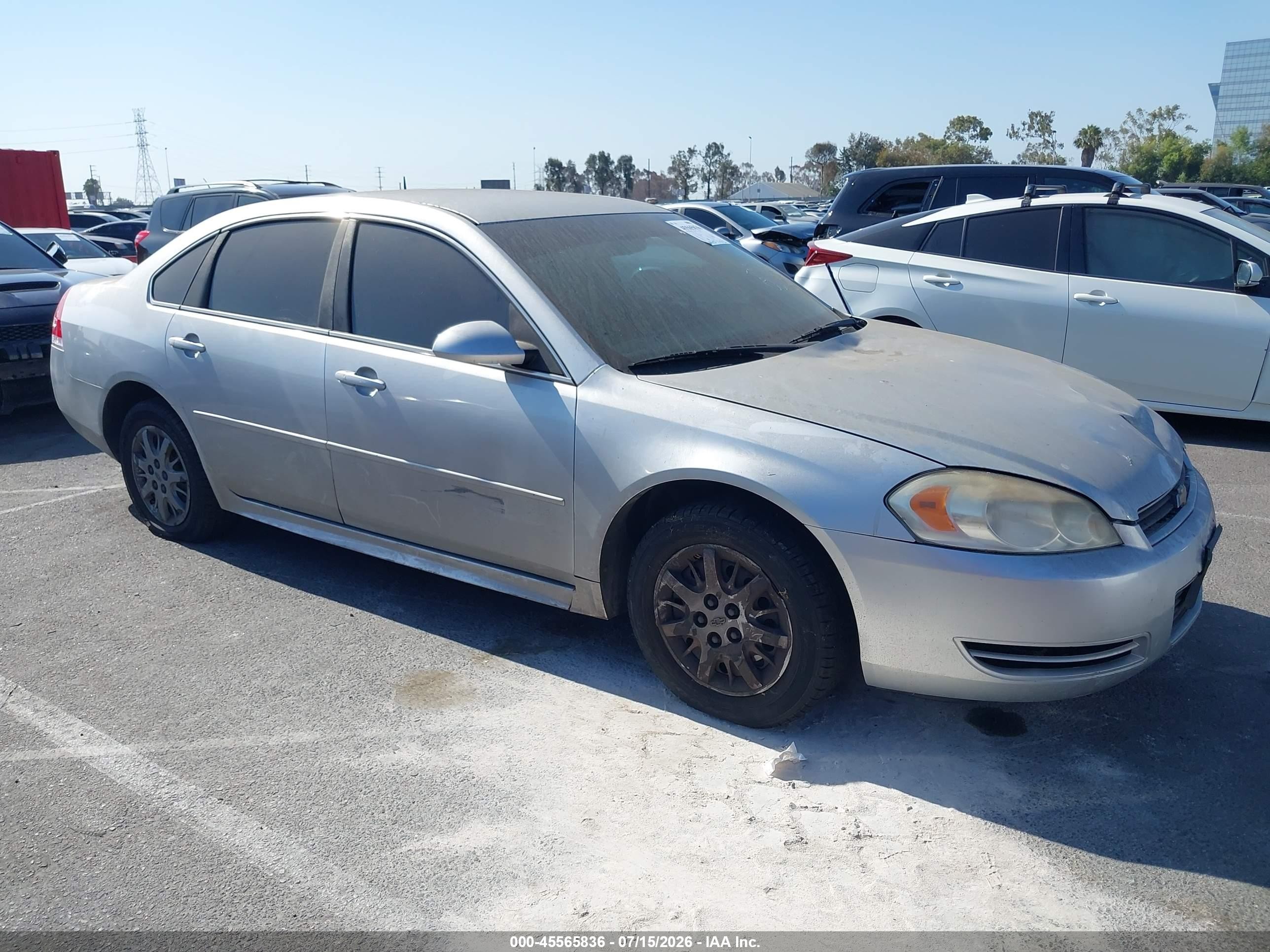 2011 Chevrolet Impala Police Police, VIN 2G1WD5EM6B1172265 — Front end