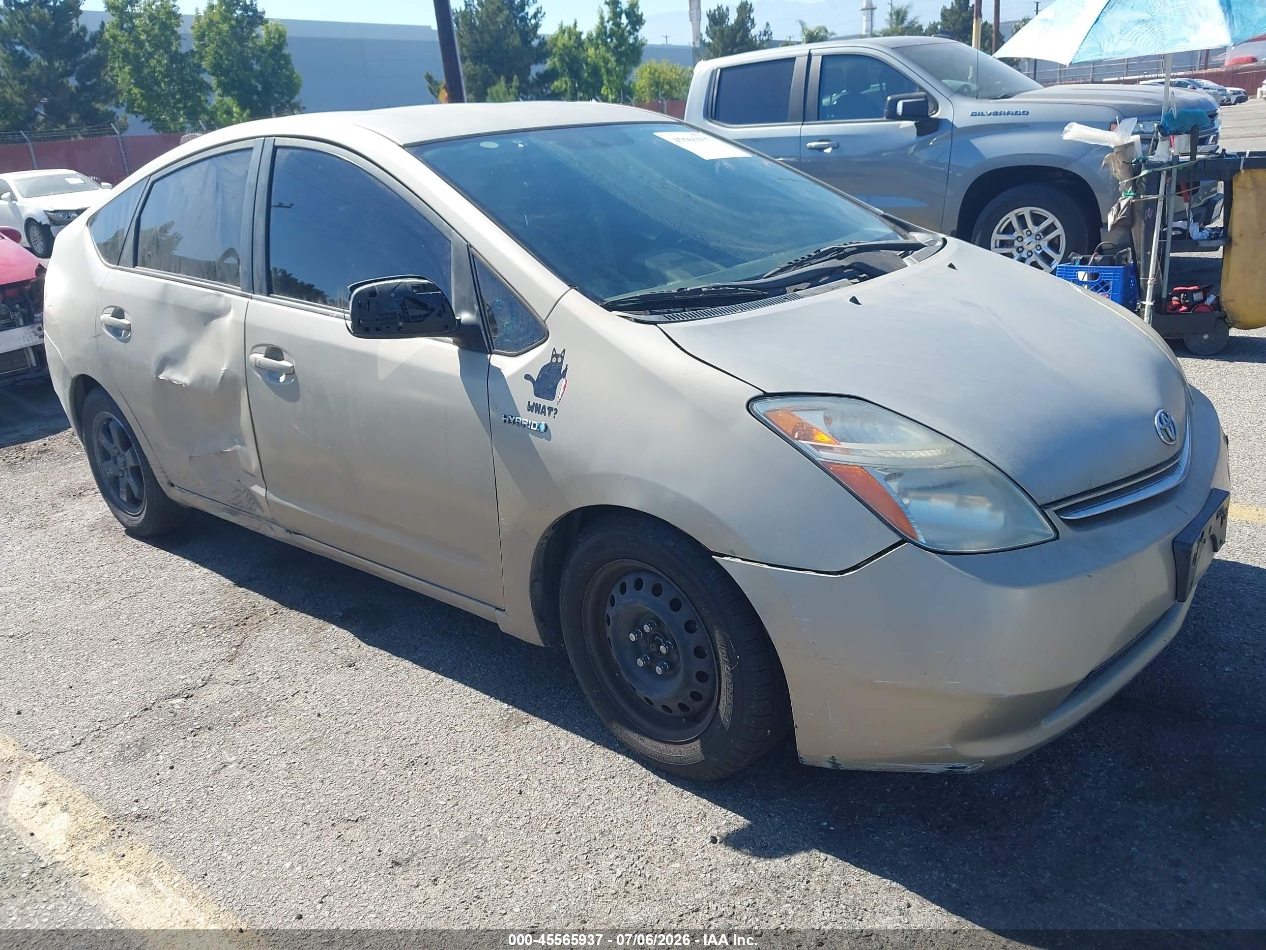 2008 Toyota Prius, VIN JTDKB20U987790158 — Normal wear