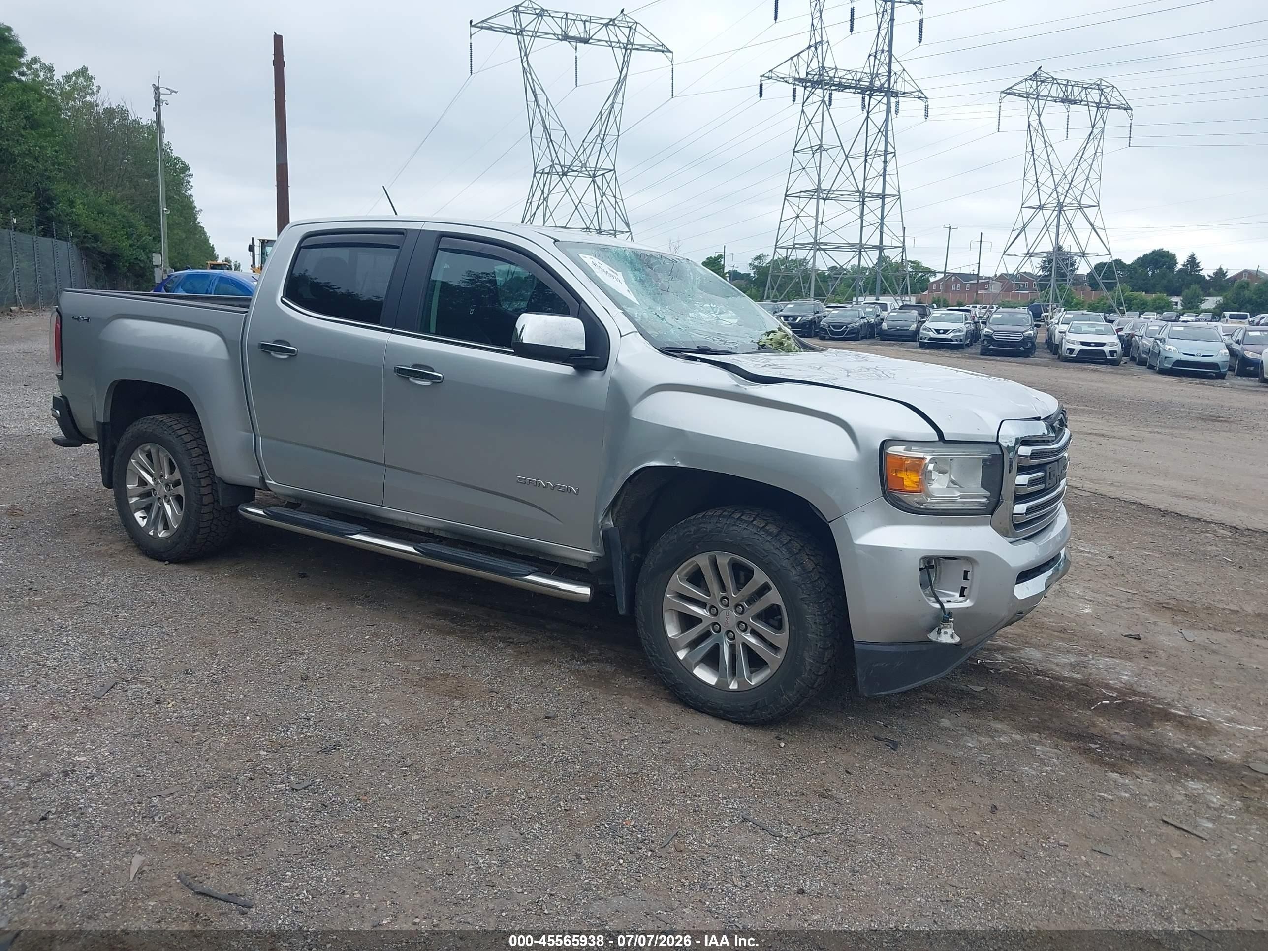 2018 GMC Canyon 4WD SLT, VIN 1GTG6DEN0J1142479 — All over