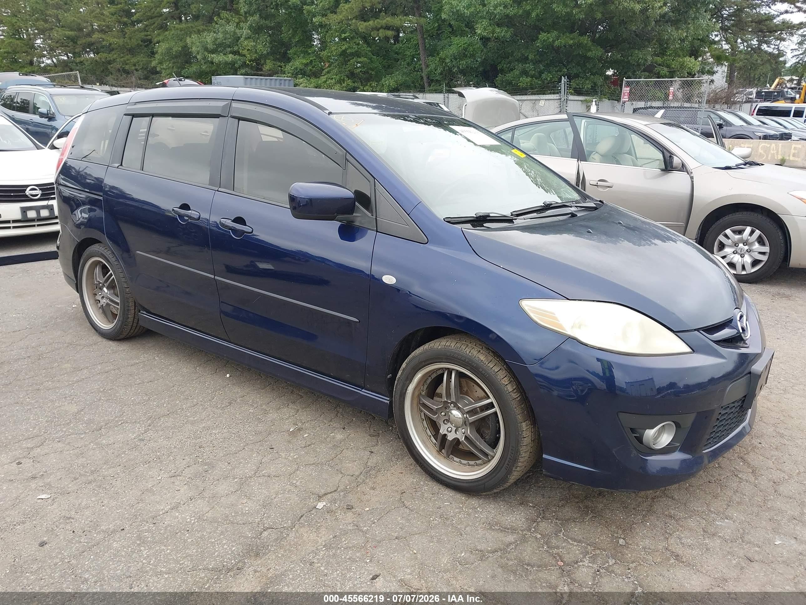 2008 Mazda 5 Grand Touring, VIN JM1CR29L580307350 — Бок