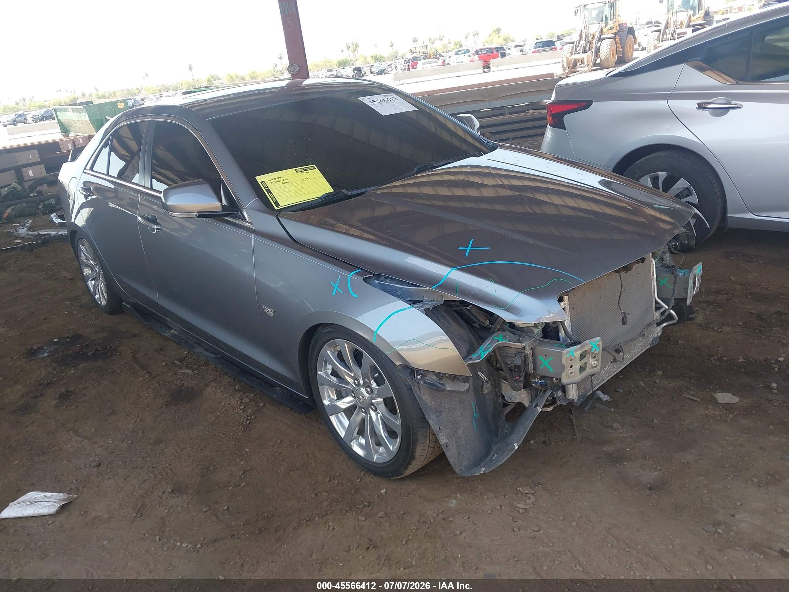 2018 Cadillac ATS Luxury RWD, VIN 1G6AB5RX2J0176225 — Front end