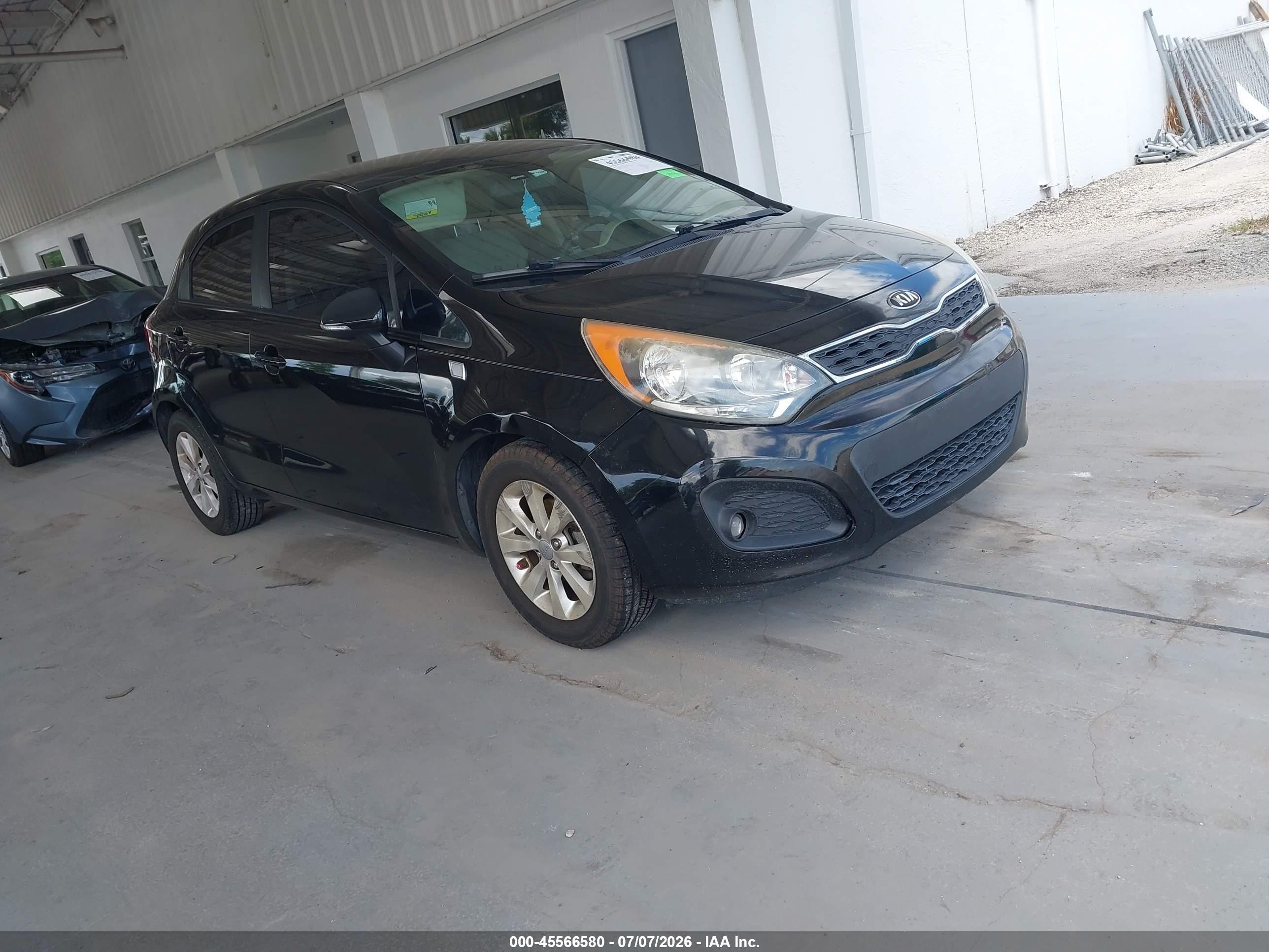 2013 Kia Rio EX, VIN KNADN5A37D6252823 — Theft recovery