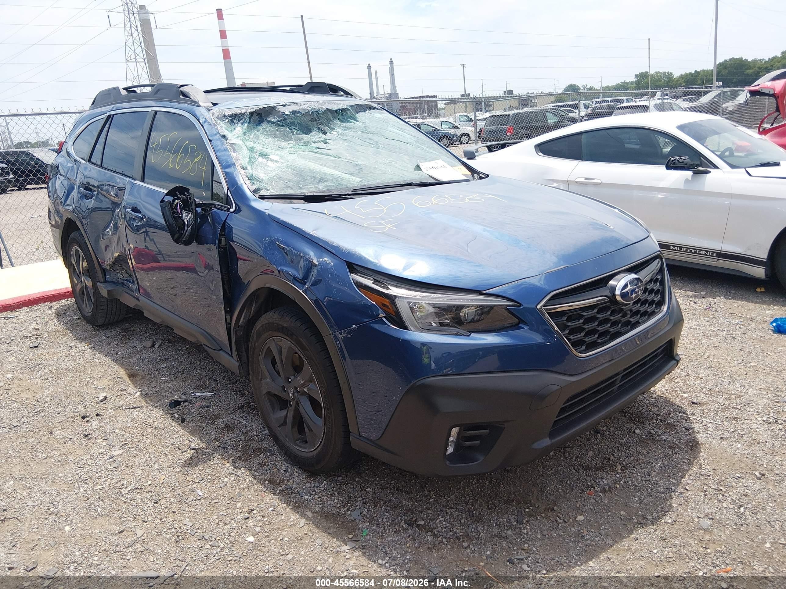 2022 Subaru Outback Onyx XT, VIN 4S4BTGLD7N3244043 — Rollover