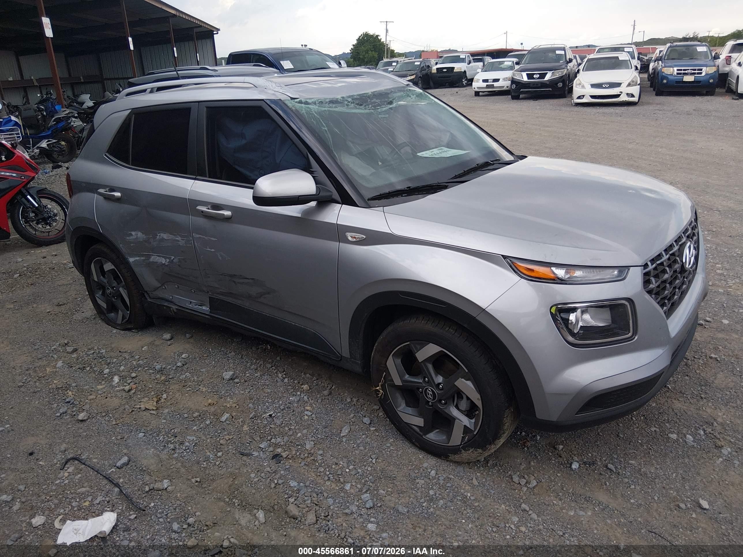 2025 Hyundai Venue SEL, VIN KMHRC8A37SU406385 — Rollover