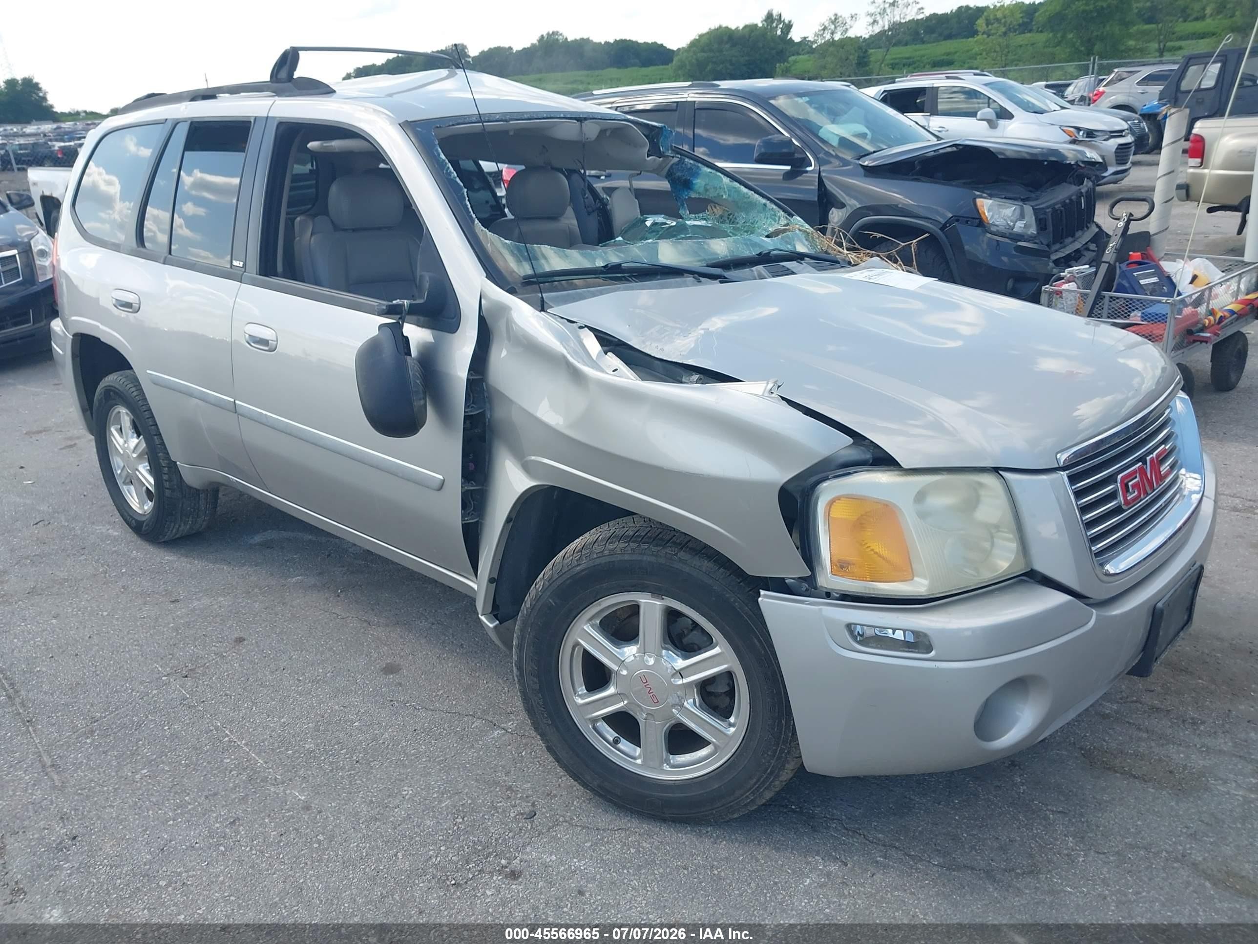 2007 GMC Envoy SLE, VIN 1GKDT13S272234879 — Опрокидывание