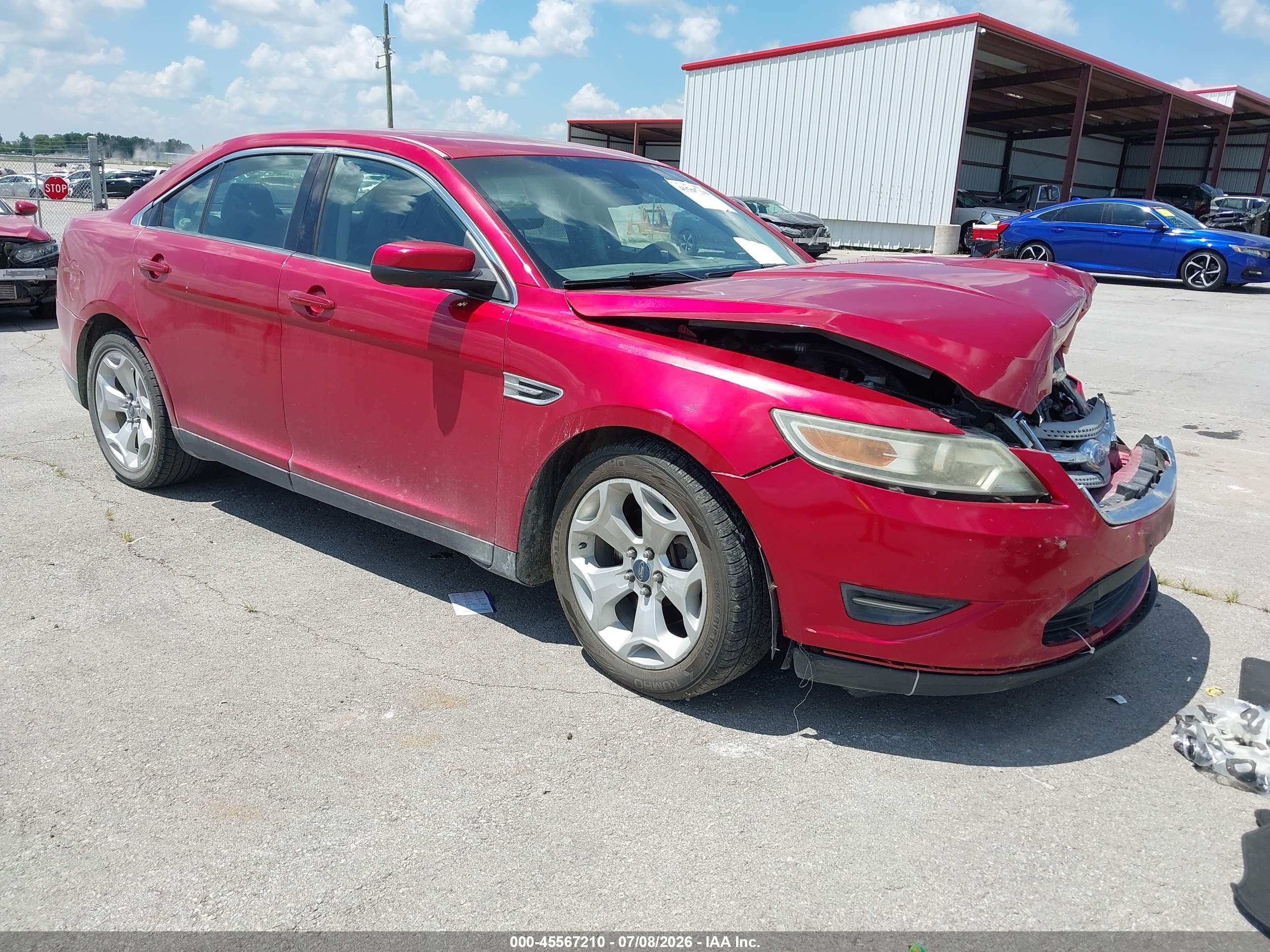 2012 Ford Taurus SEL, VIN 1FAHP2EW6CG135010 — Перед