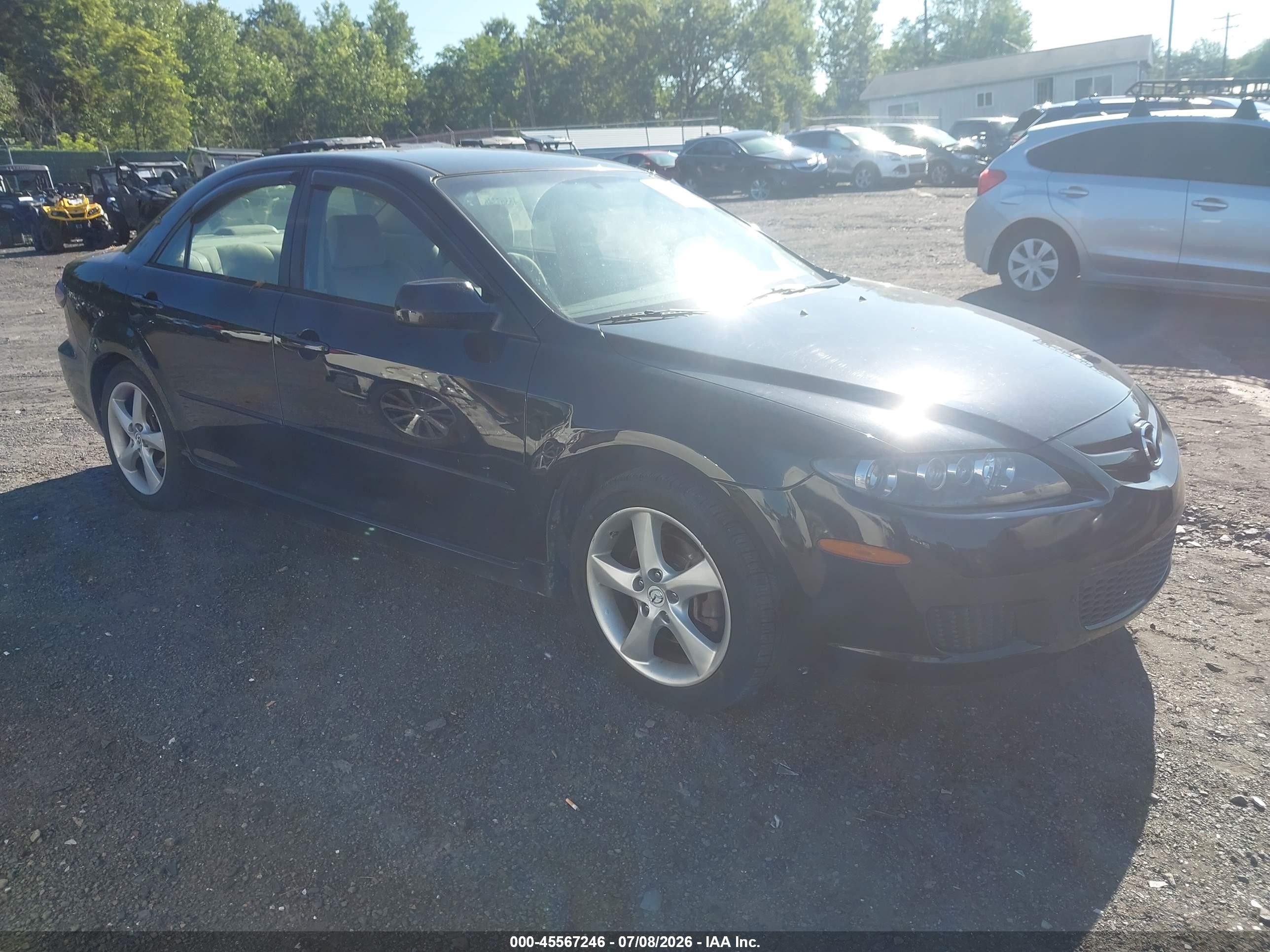 2008 Mazda 6 i Sport VE, VIN 1YVHP80C585M07926 — Перед