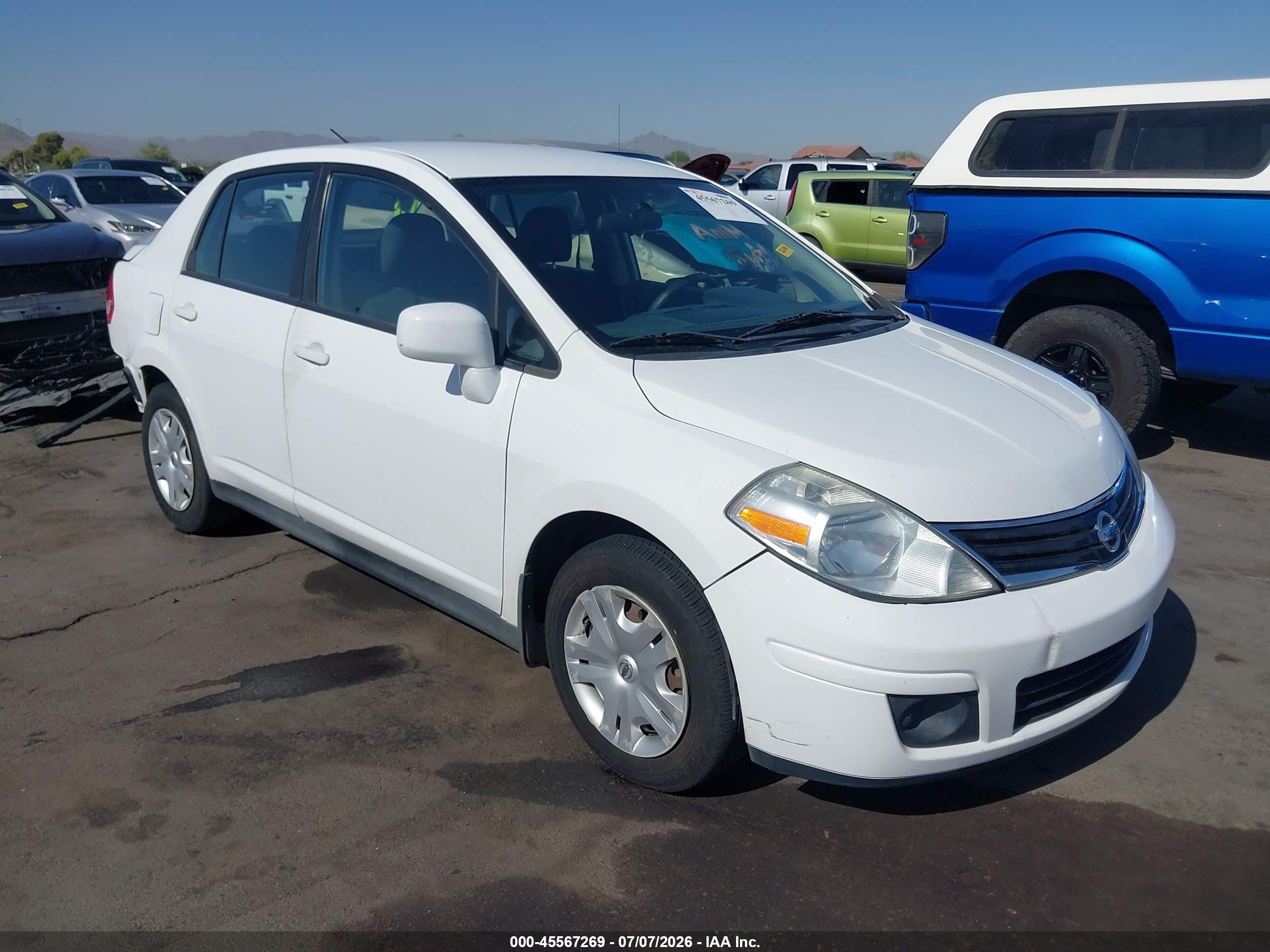 2011 Nissan Versa S, VIN 3N1BC1AP4BL449630 — Rear end