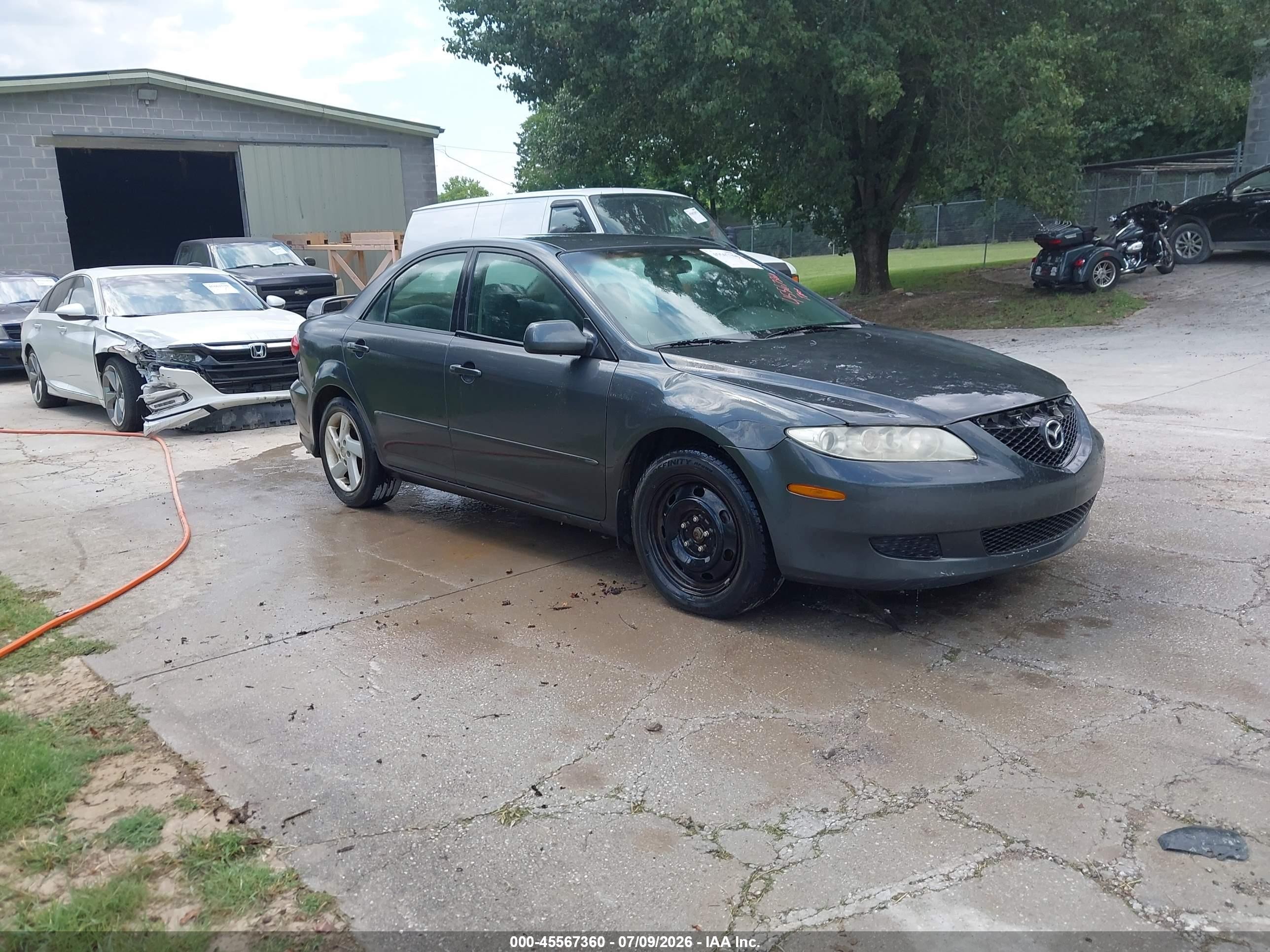 2003 Mazda 6 i, VIN 1YVFP80C035M10166 — Front end