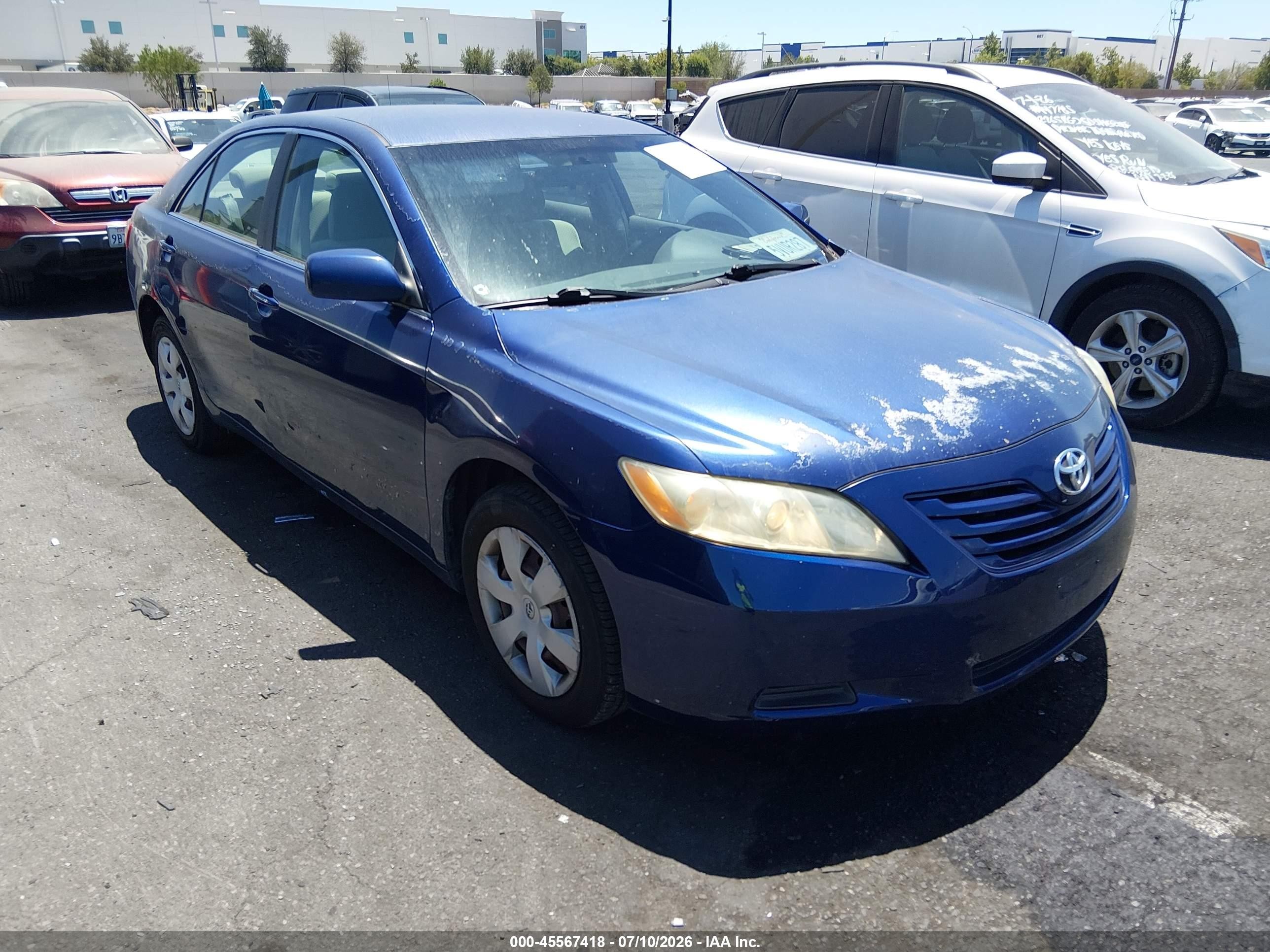 2007 Toyota Camry CE, VIN 4T1BE46KX7U063616 — Side