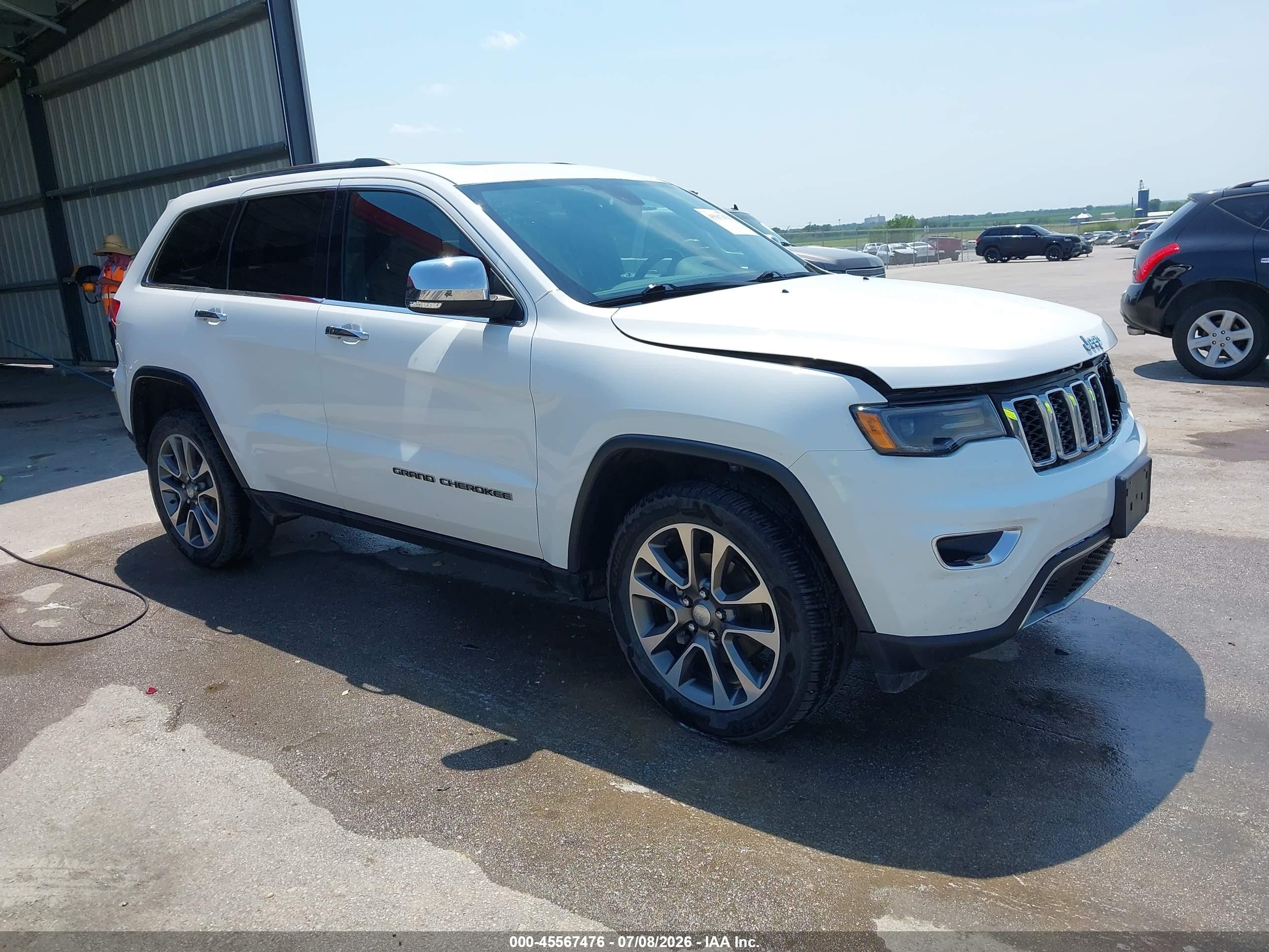 2018 Jeep Grand Cherokee Limited, VIN 1C4RJFBG8JC311273 — Front end