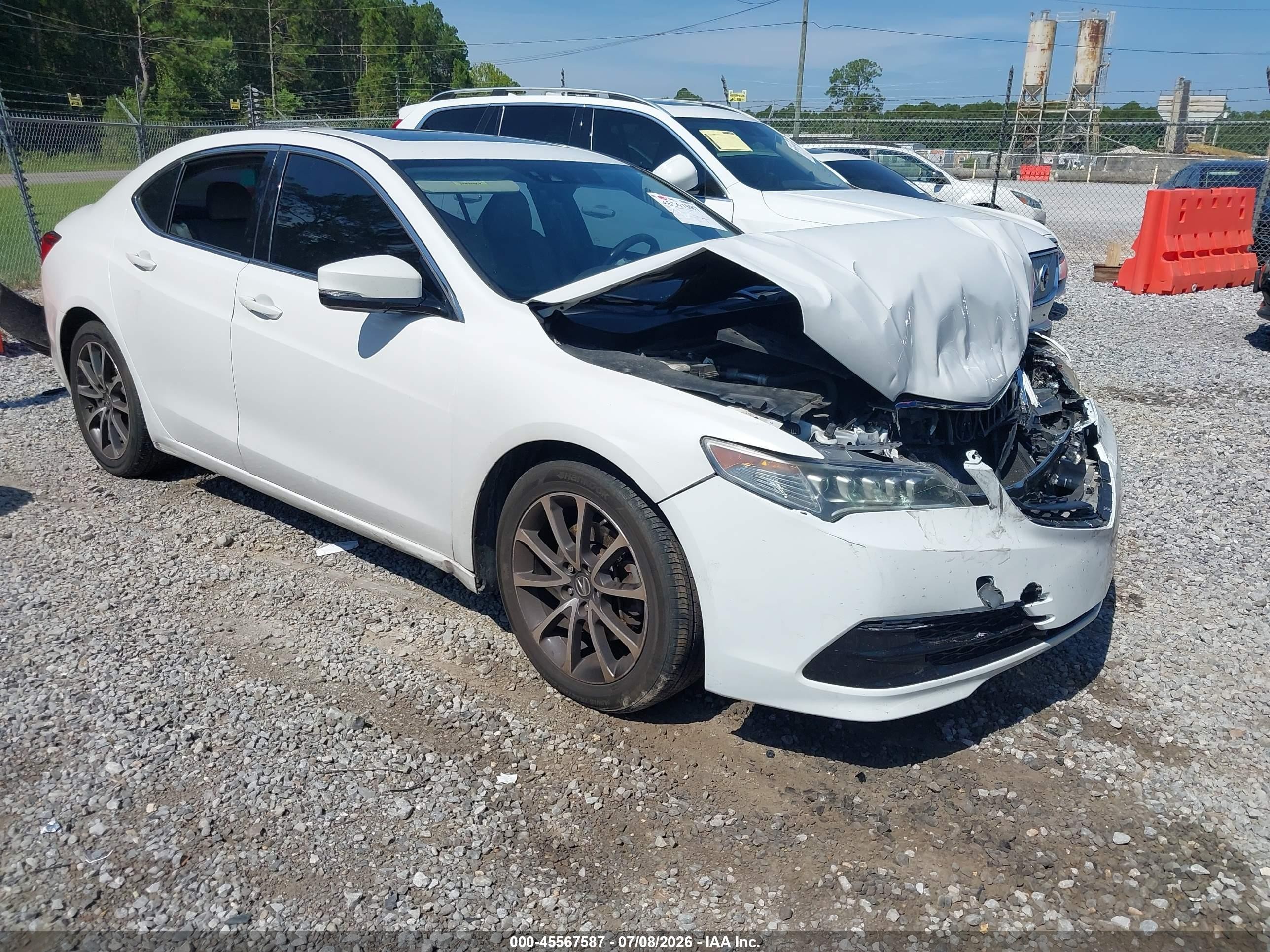 2016 Acura TLX Technology, VIN 19UUB2F58GA007410 — Front end