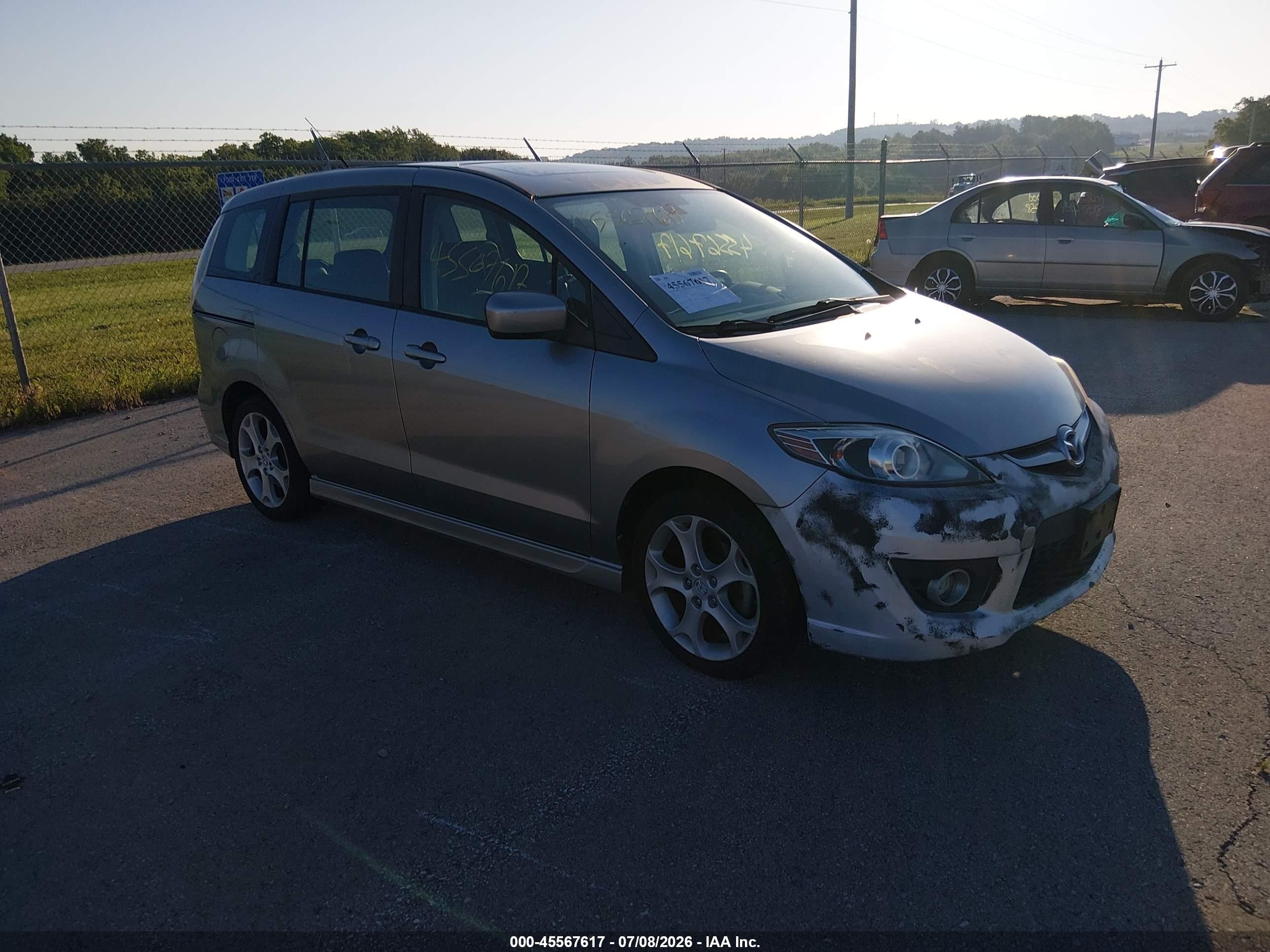 2010 Mazda 5 Sport, VIN JM1CR2W31A0384467 — Normal wear