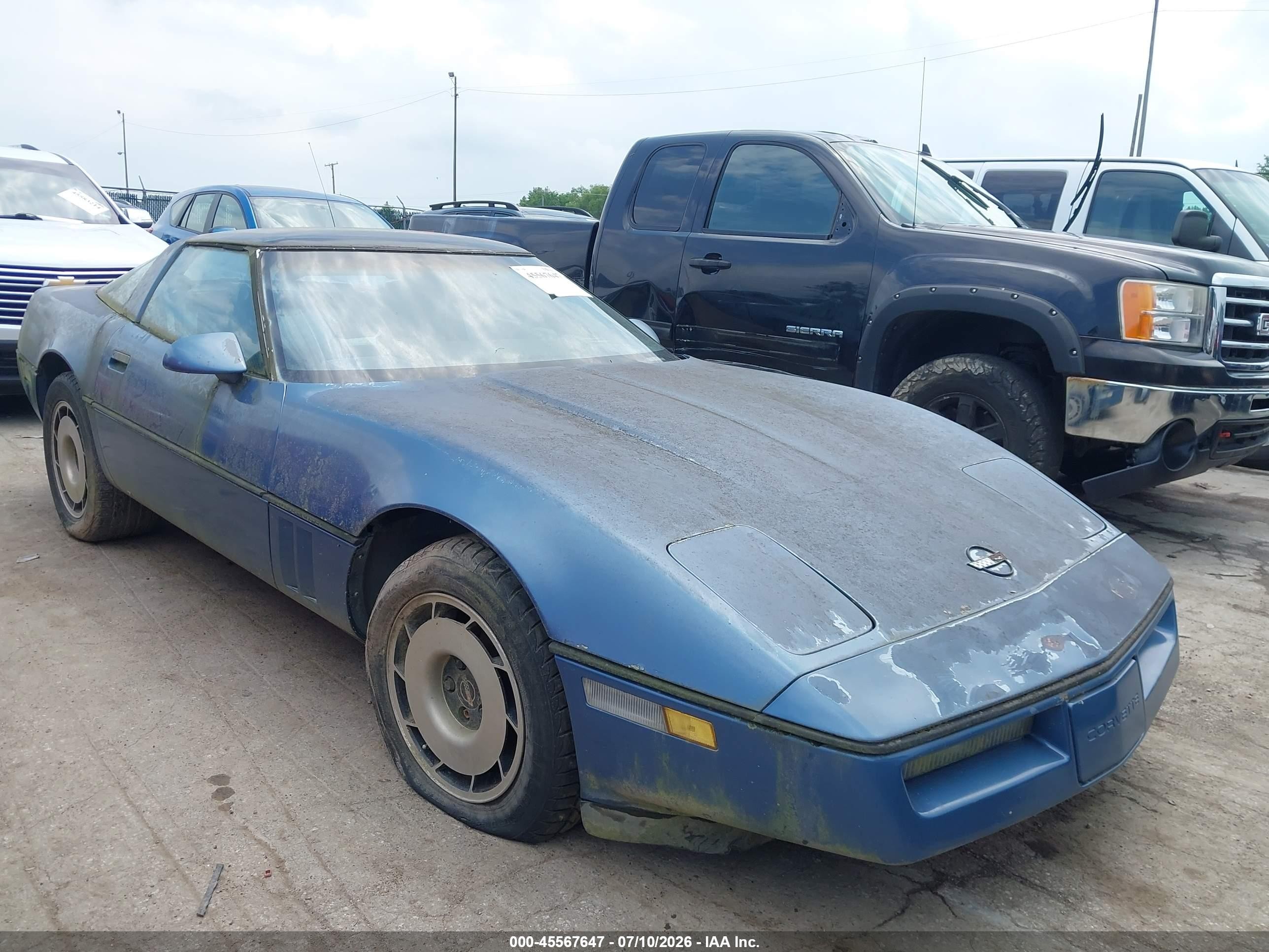 1985 Chevrolet Corvette, VIN 1G1YY0788F5108054 — Normal wear
