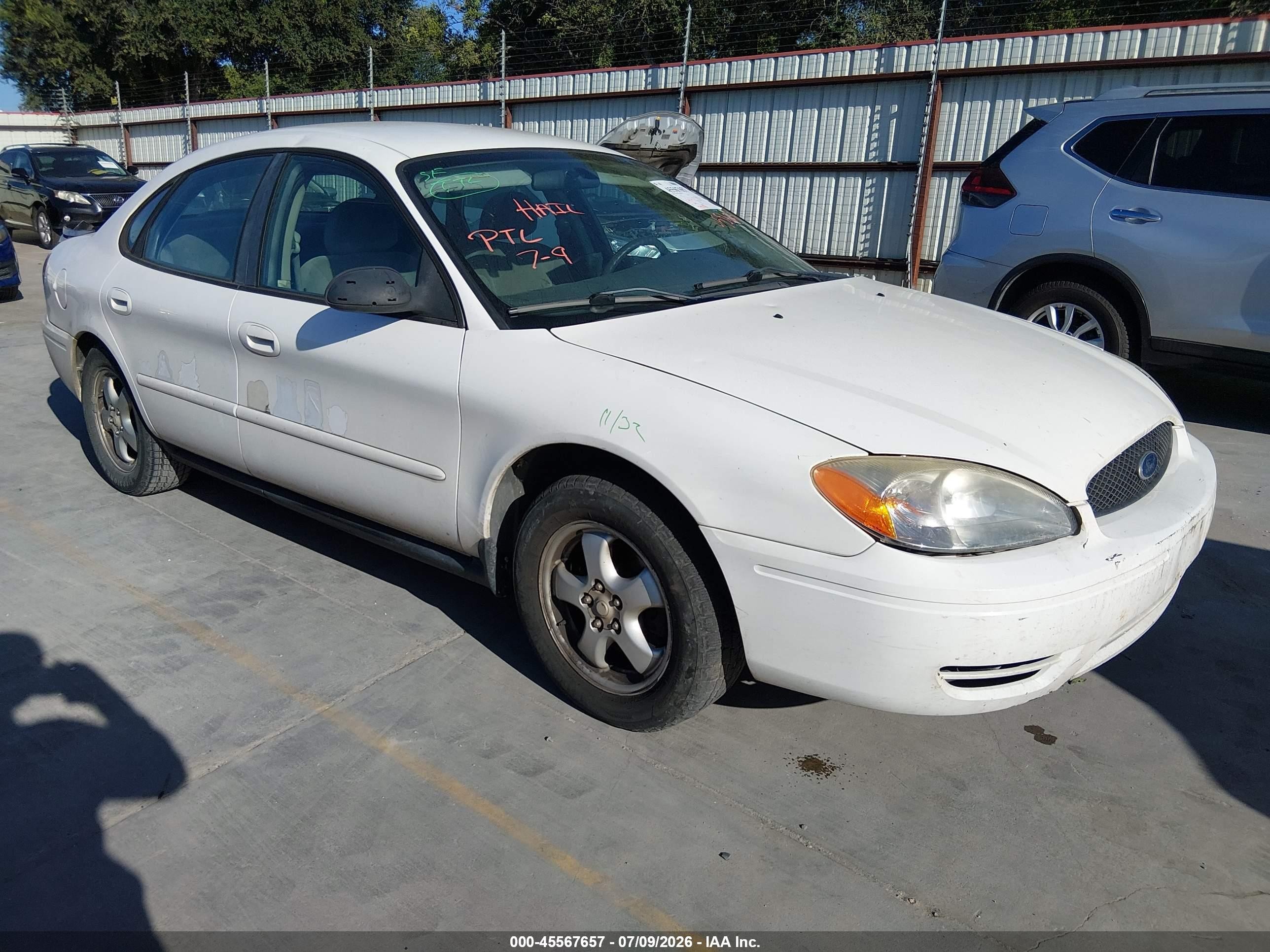 2007 Ford Taurus SE, VIN 1FAFP53U97A196371 — Hail