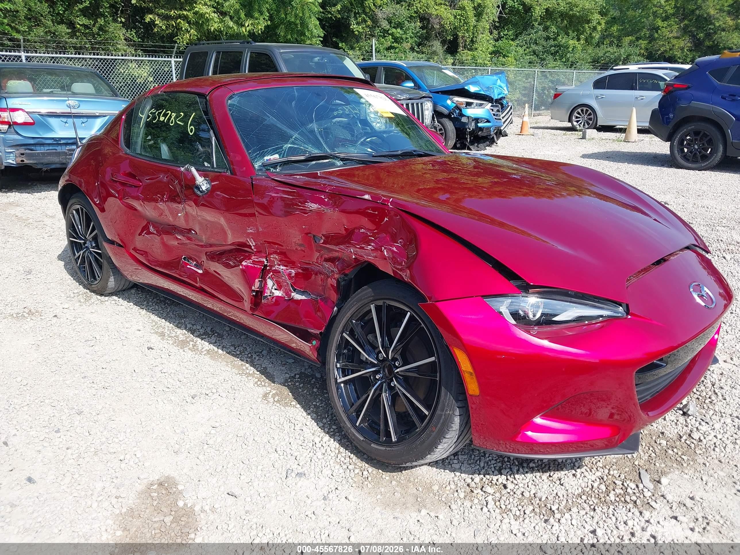2024 Mazda MX-5 Miata Grand Touring, VIN JM1NDAM71R0608940 — Side