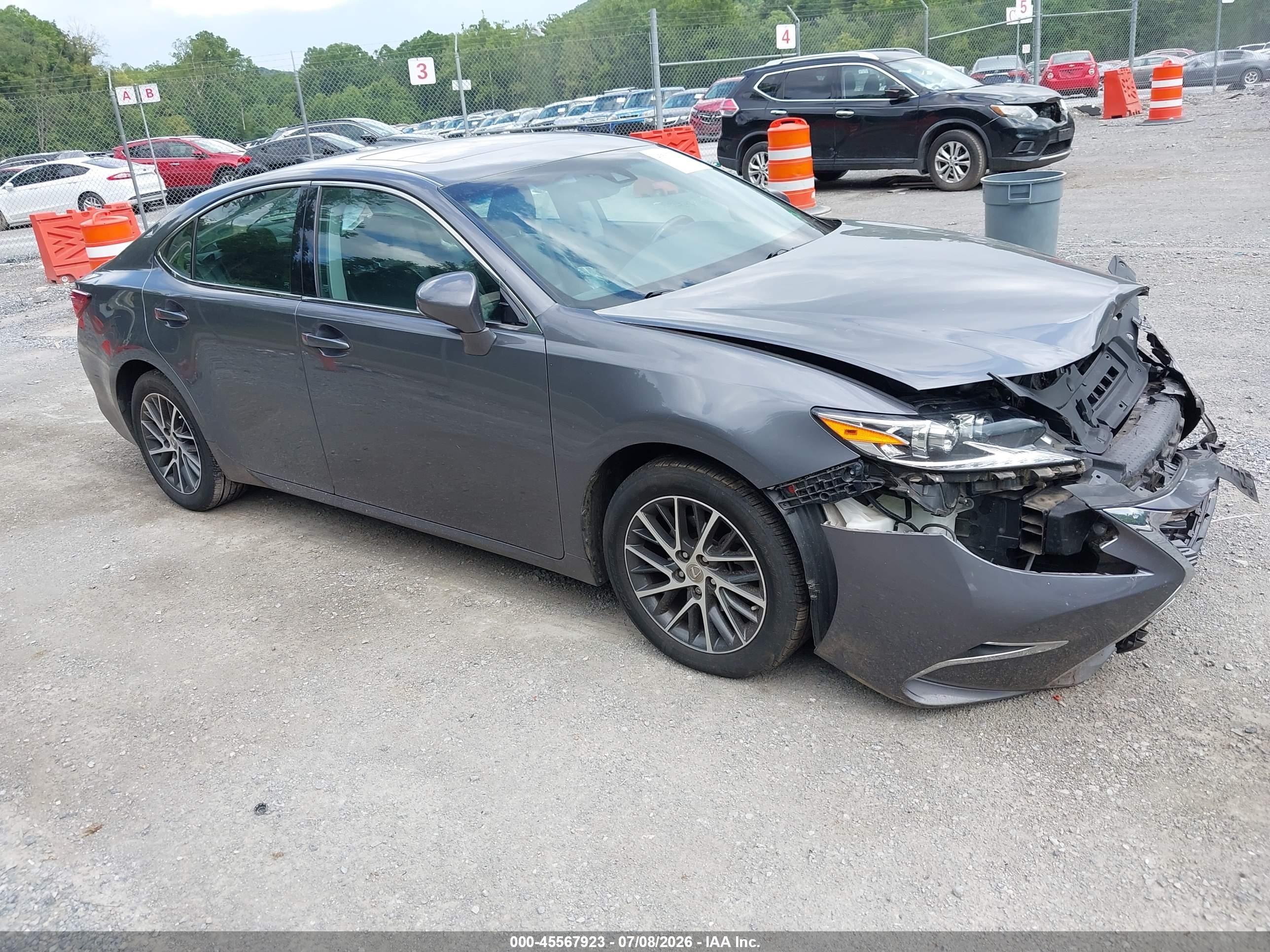 2017 Lexus ES 350, VIN 58ABK1GG5HU061851 — Front end