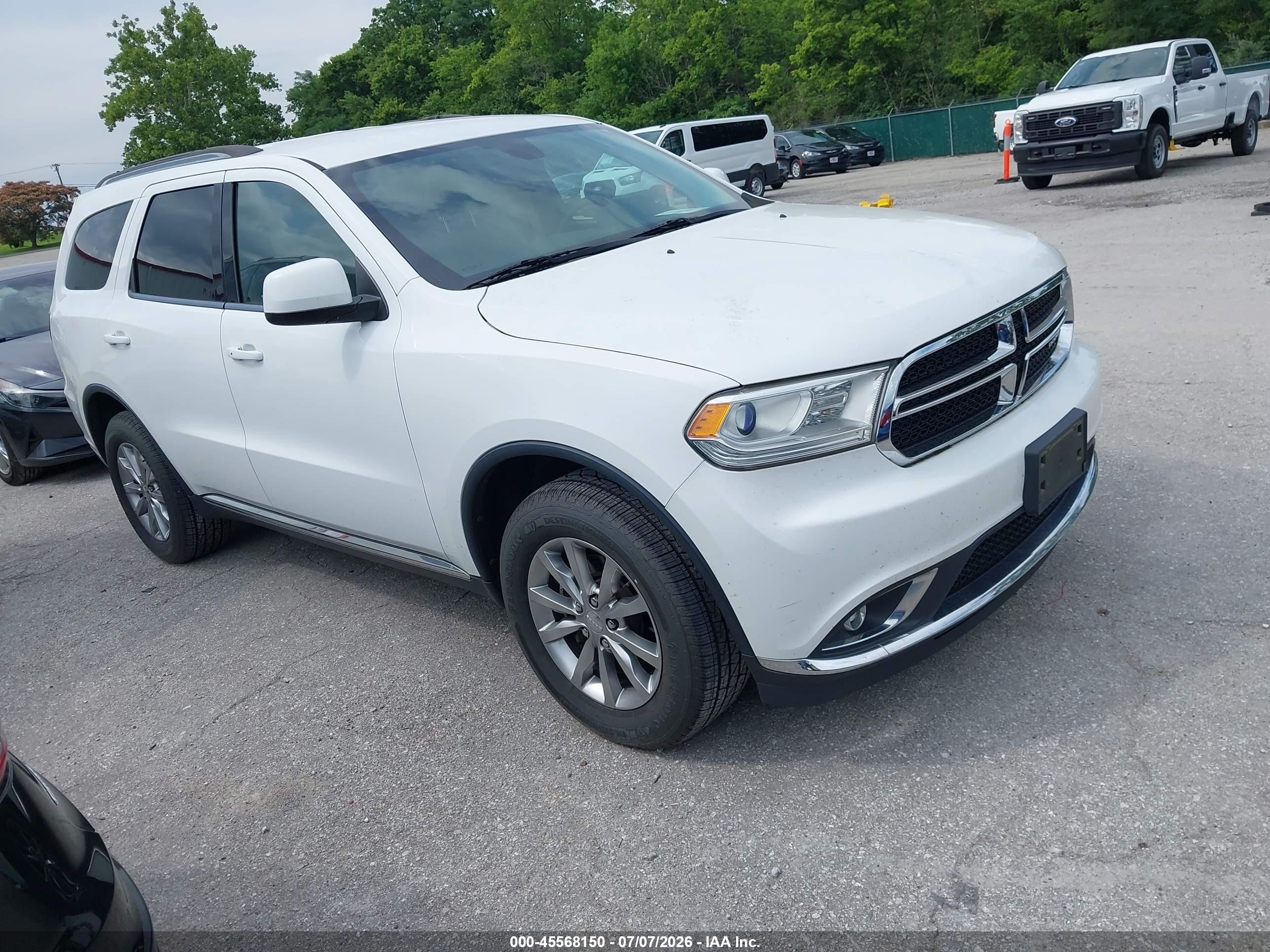 2017 Dodge Durango SXT, VIN 1C4RDJAG7HC870156 — Normal wear
