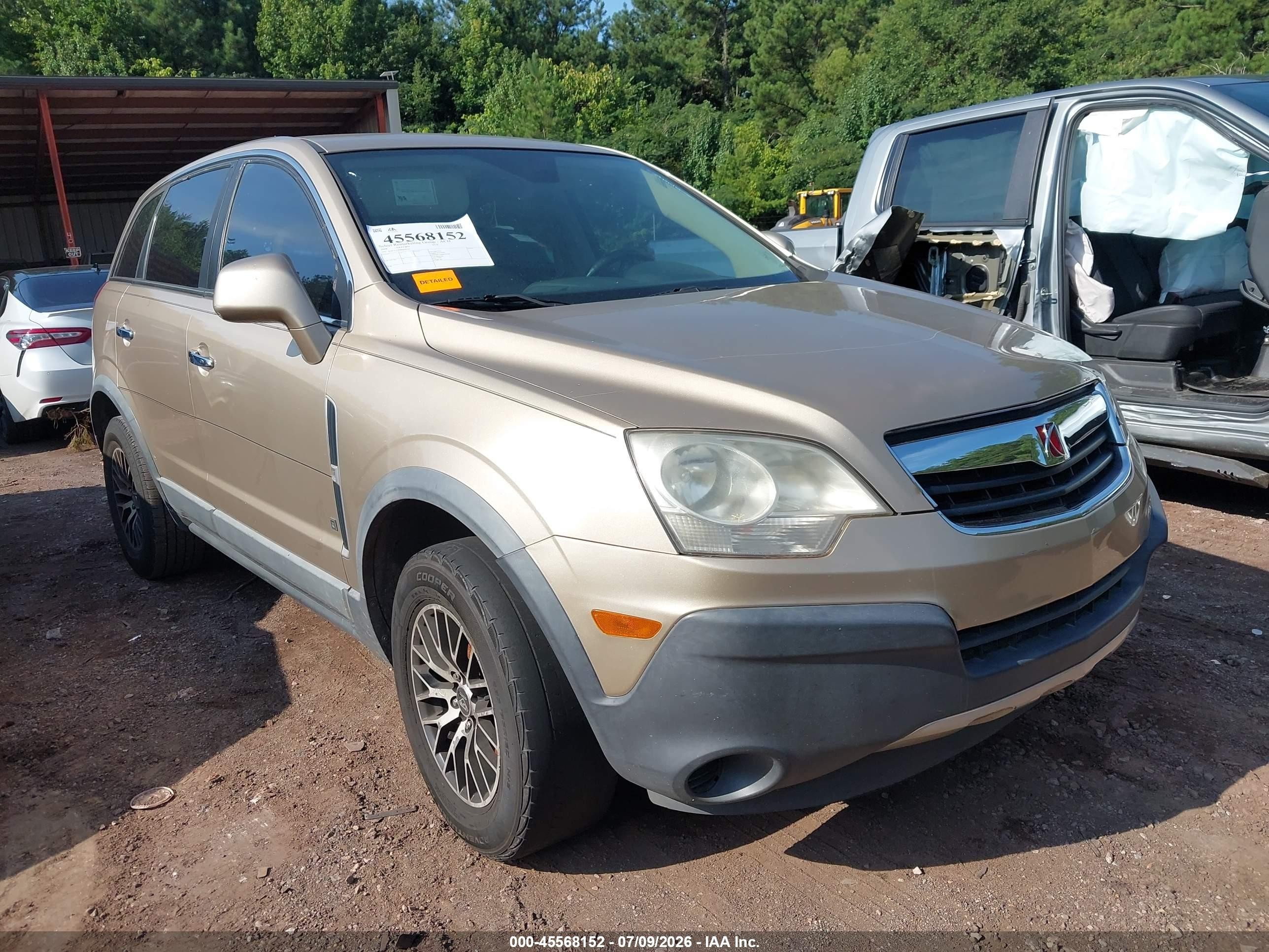 2008 Saturn VUE XE, VIN 3GSCL33P88S608727 — Rear end