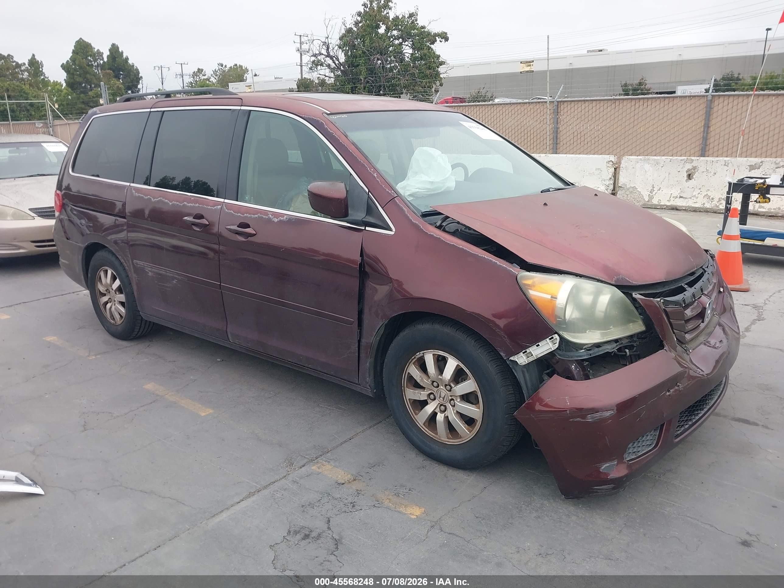 2009 Honda Odyssey EX-L, VIN 5FNRL38709B405131 — Normal wear