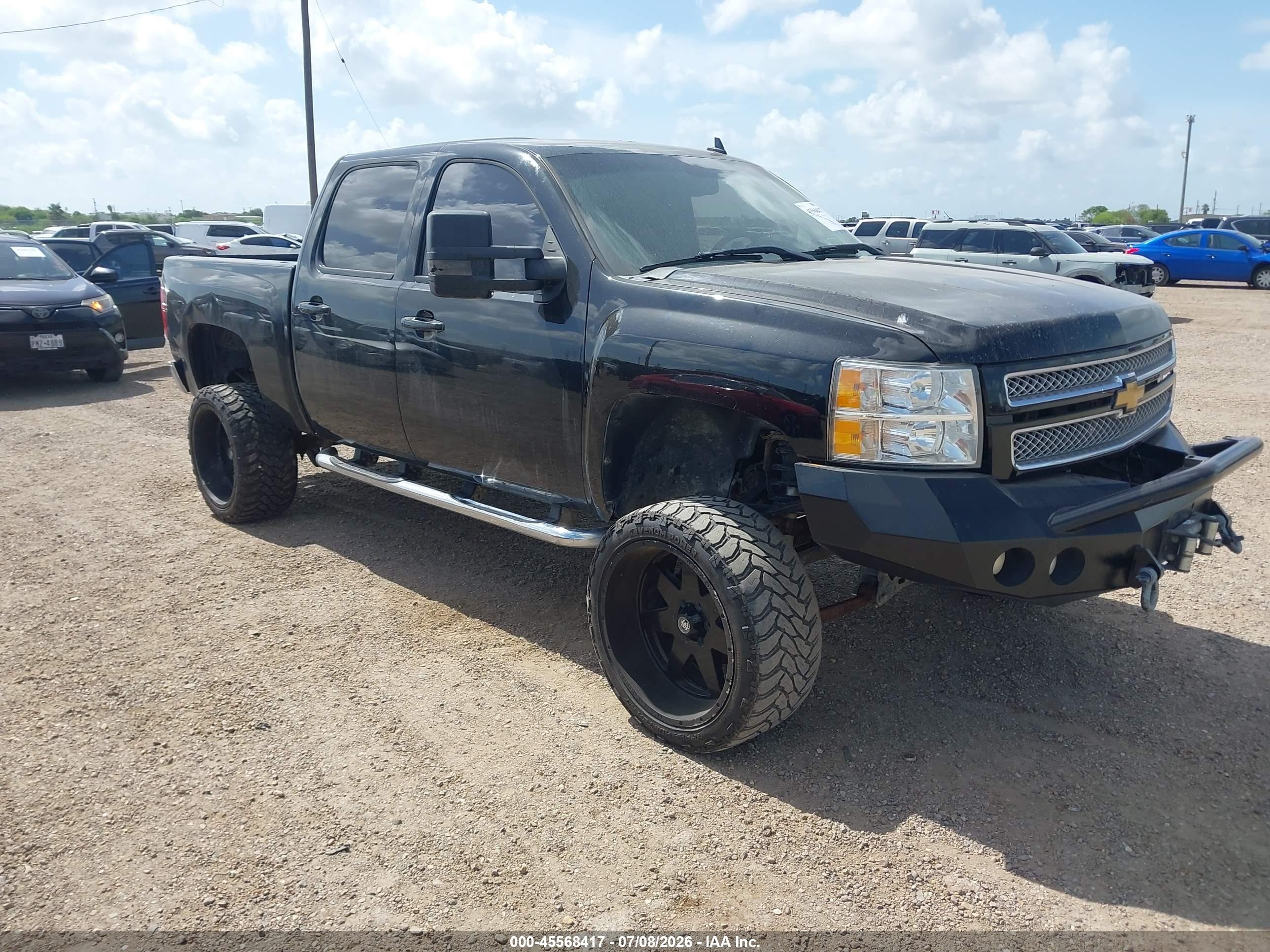 2013 Chevrolet Silverado 1500, VIN 3GCPCTE21DG155997 — Rear end