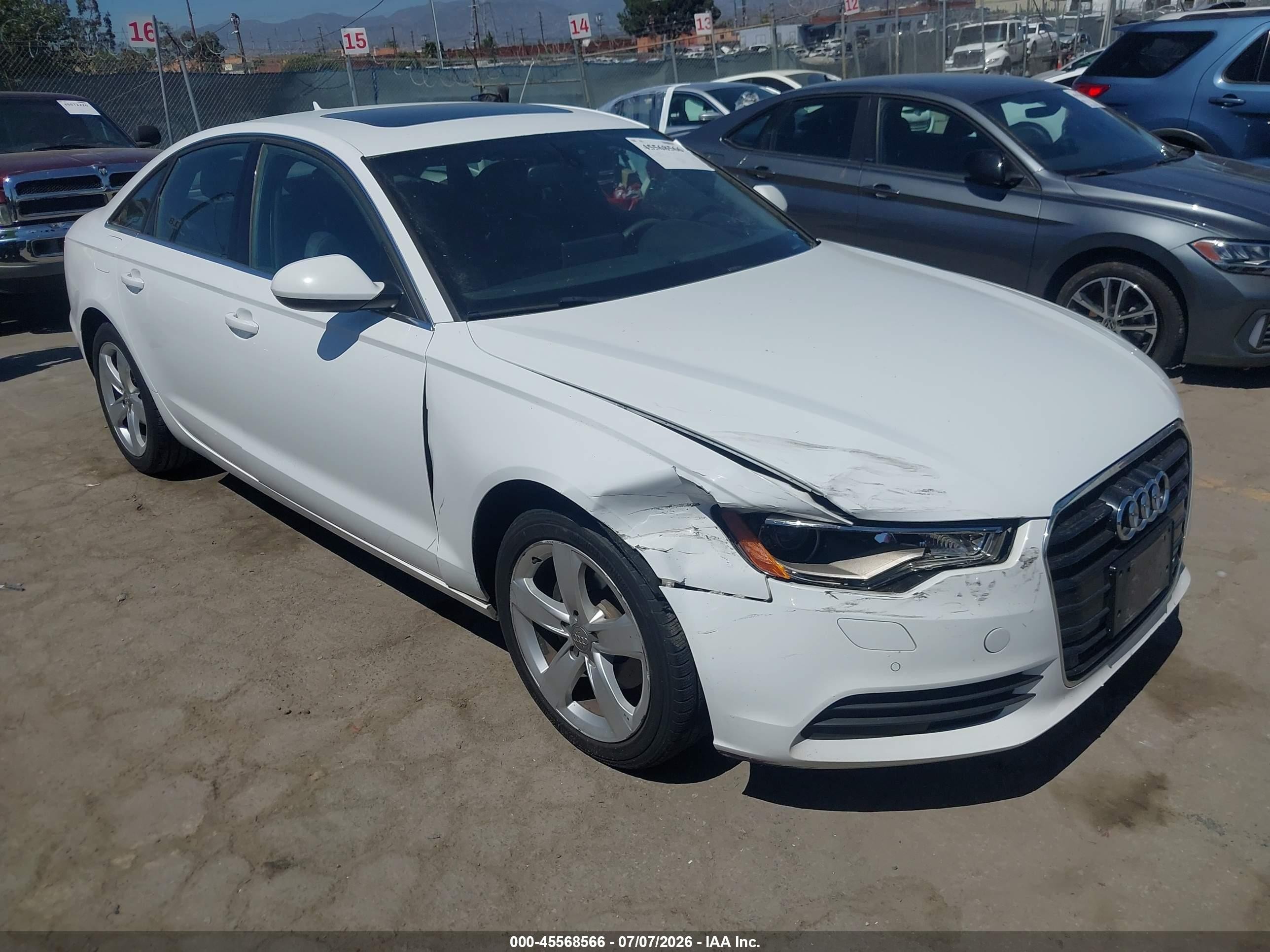 2012 Audi A6 Premium Plus, VIN WAUDFAFC8CN175494 — Normal wear