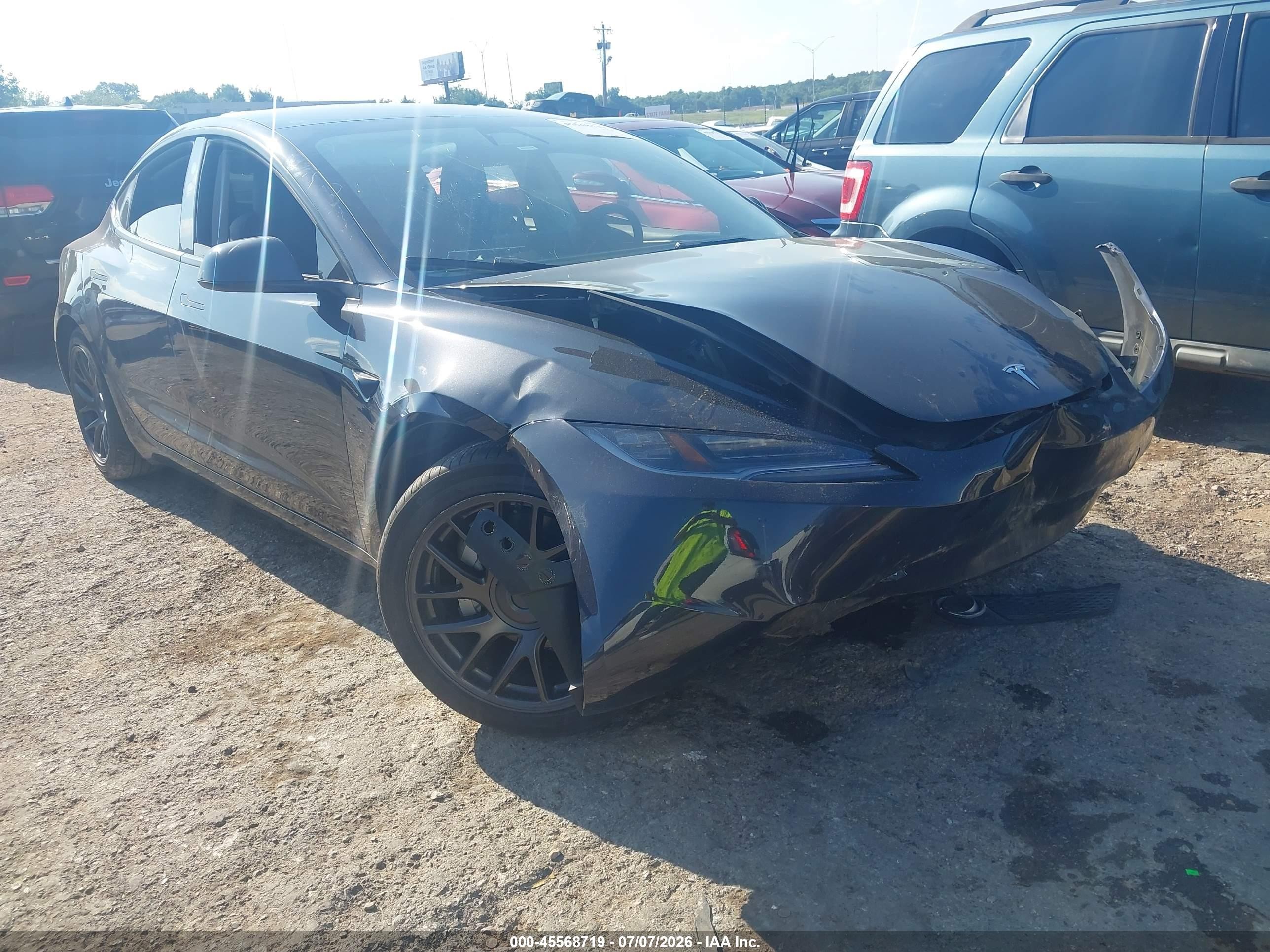 2025 Tesla Model 3 Long Range, VIN 5YJ3E1EA9SF006387 — All over