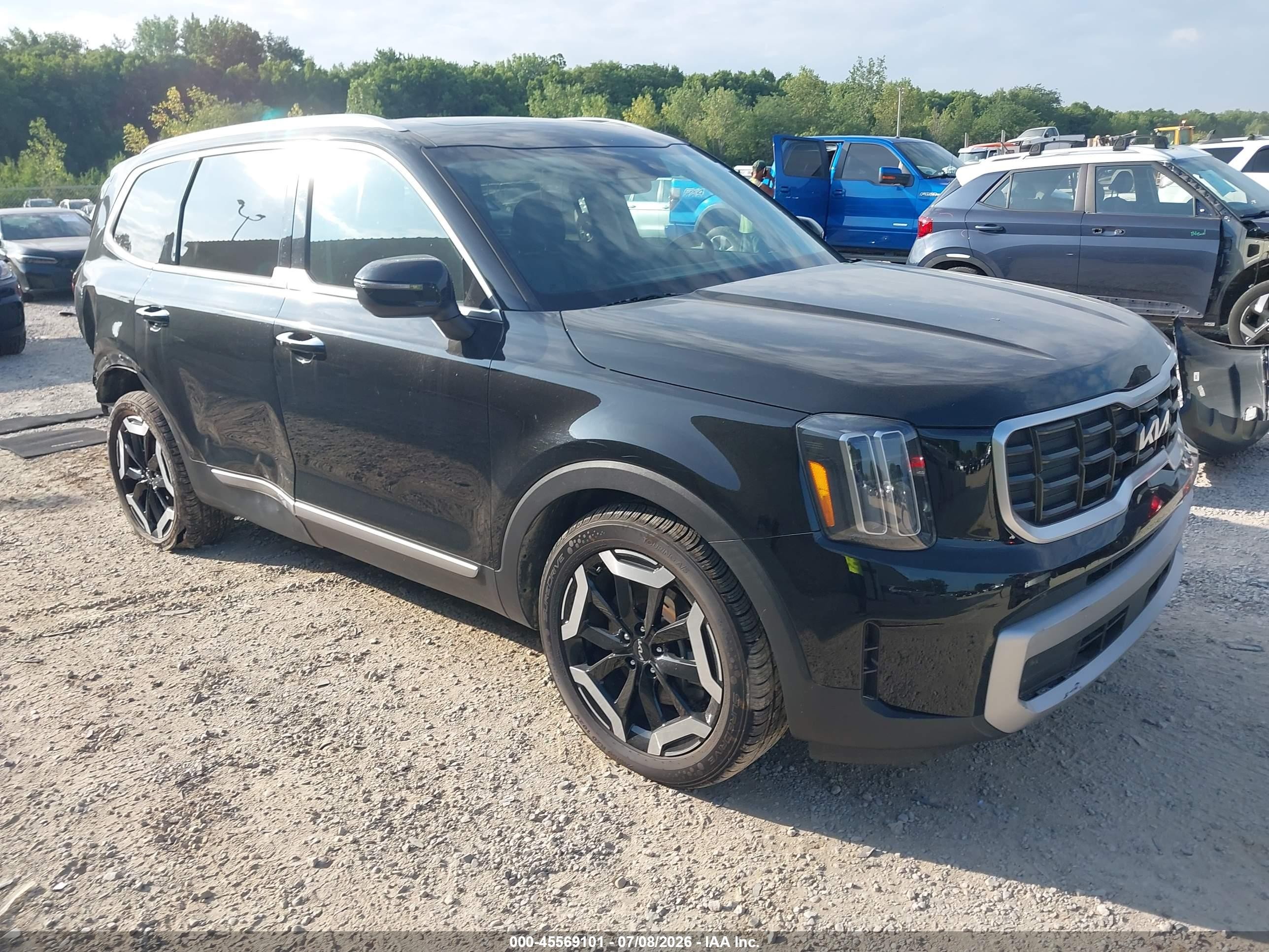 2023 Kia Telluride S, VIN 5XYP6DGC6PG341895 — Rear end