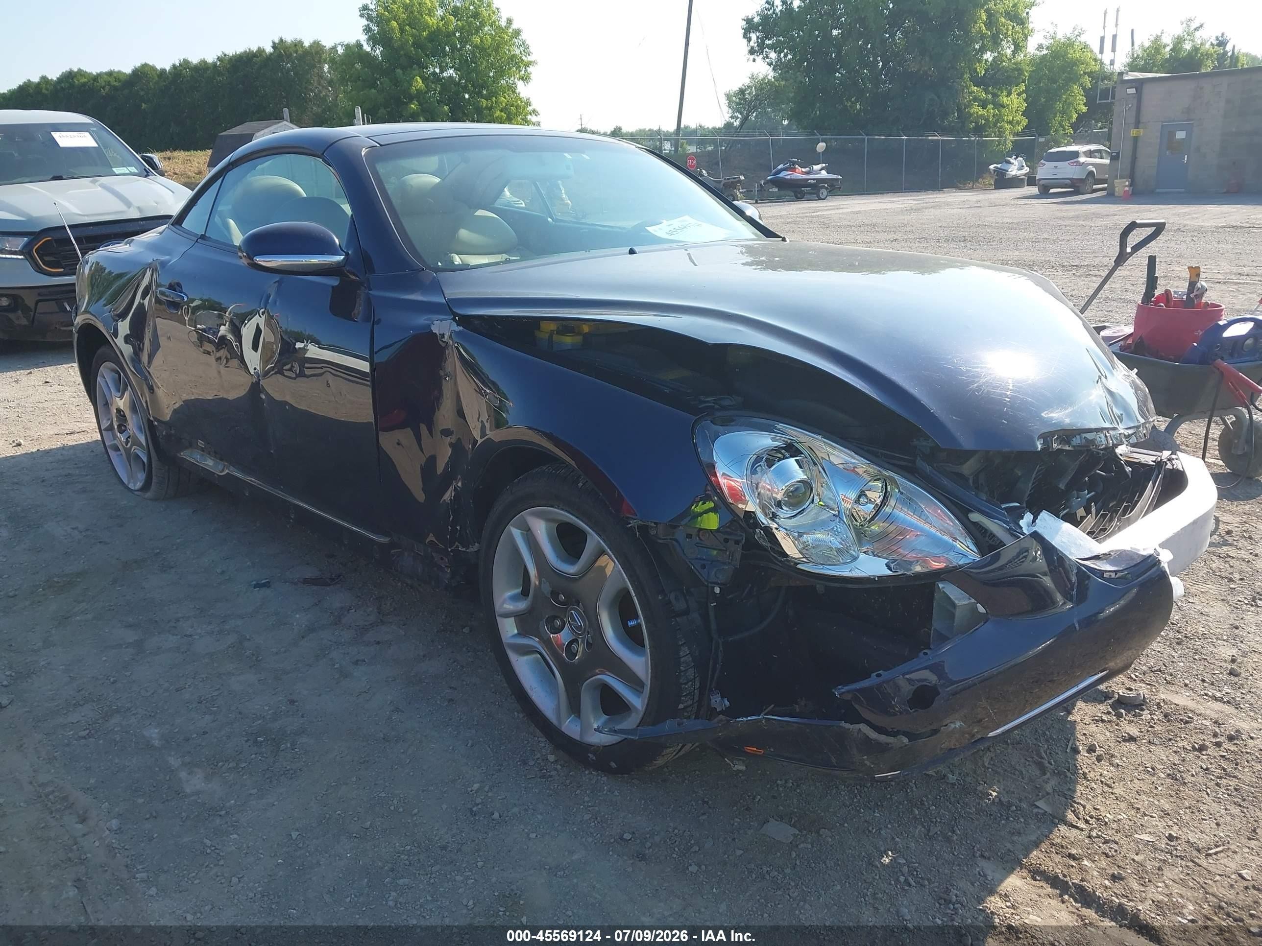 2008 Lexus SC 430, VIN JTHFN45Y189019986 — All over