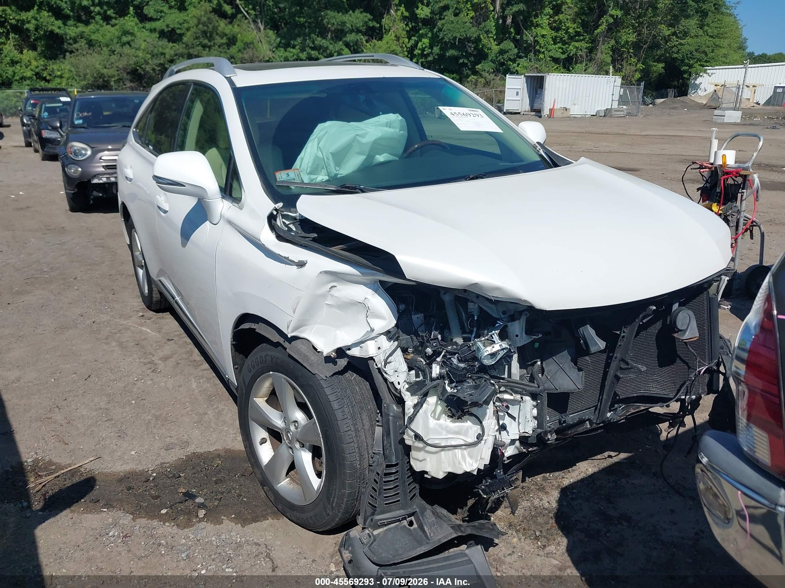 2015 Lexus RX 350, VIN 2T2BK1BA2FC297782 — Front end