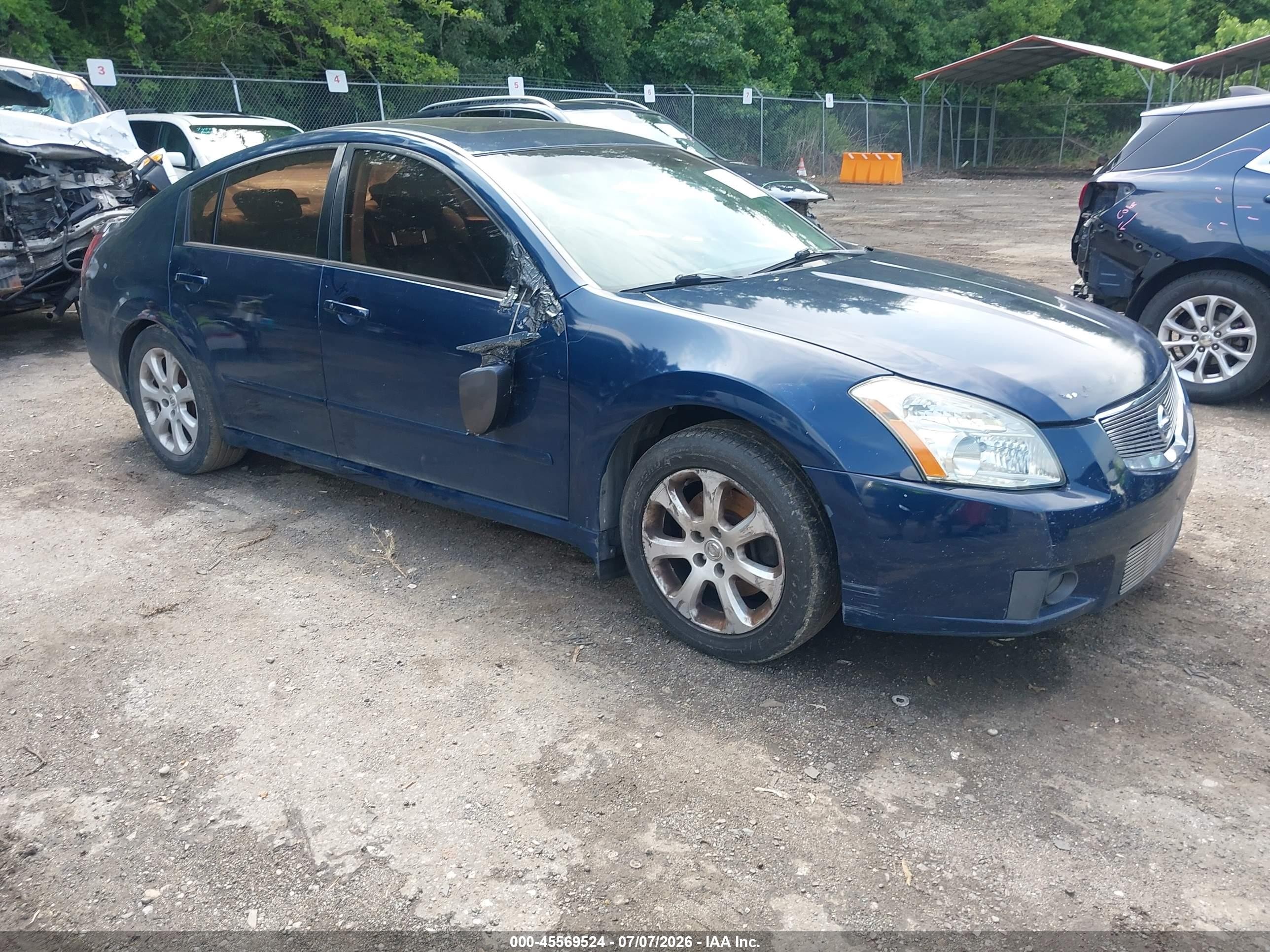 2007 Nissan Maxima SE, VIN 1N4BA41EX7C828126 — По всему кузову