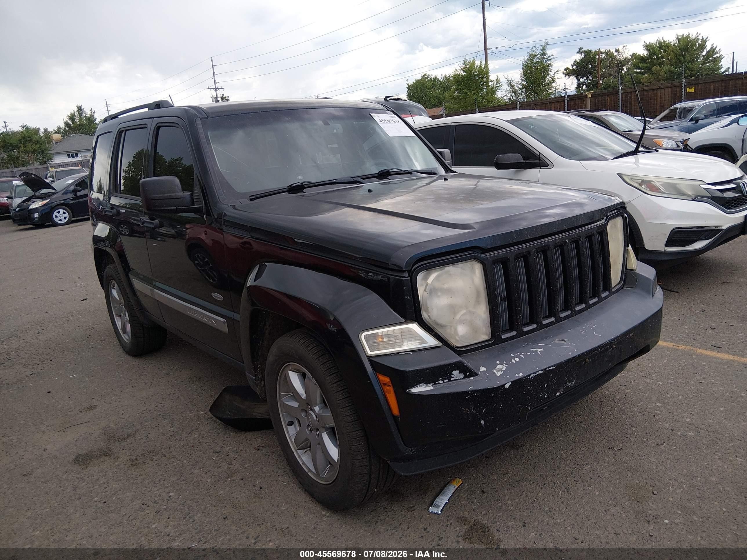 2012 Jeep Liberty Sport, VIN 1C4PJMAK5CW205303 — Hail