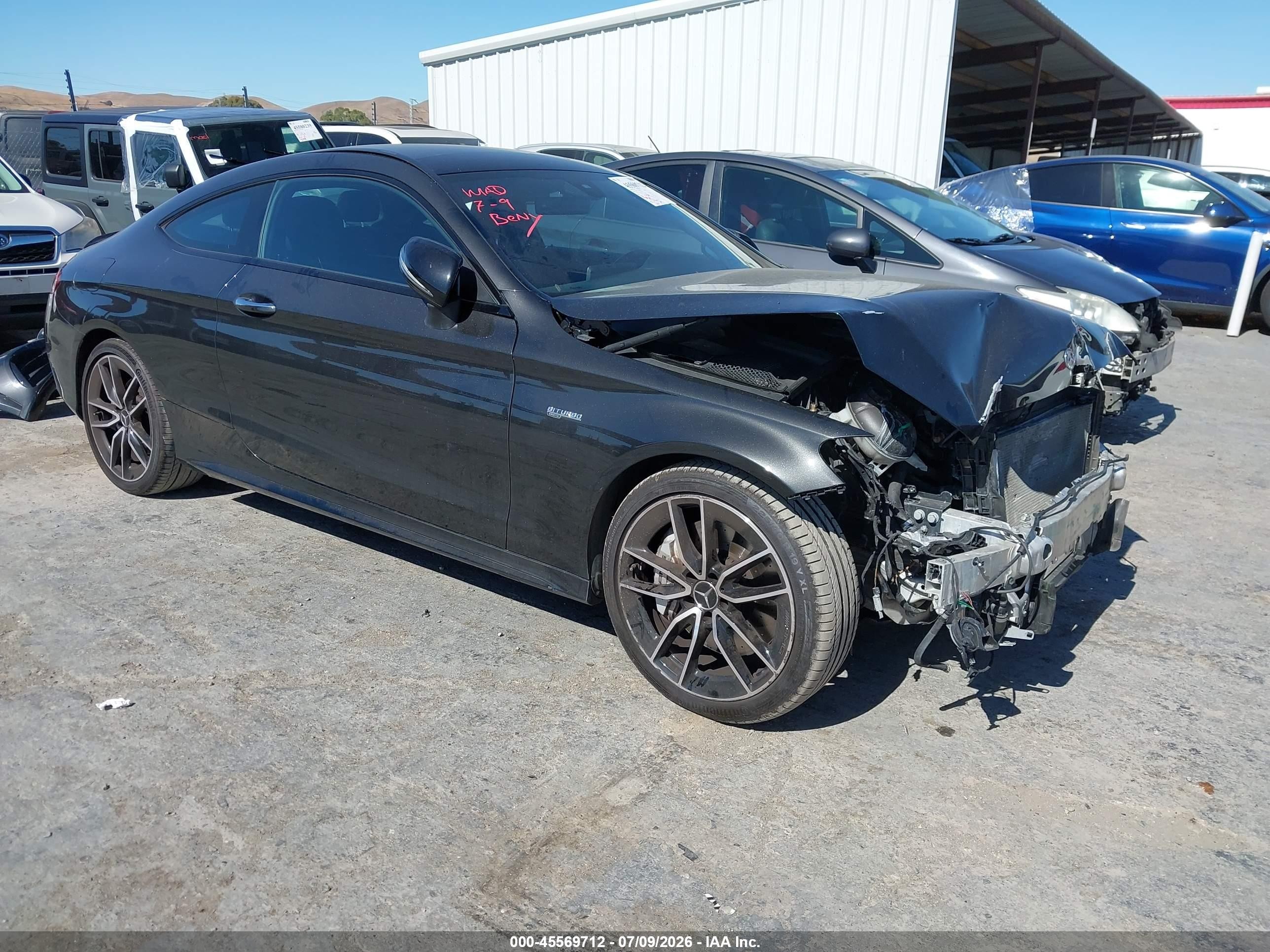 2020 Mercedes-Benz C 43 AMG, VIN WDDWJ6EB4LF970090 — Front end