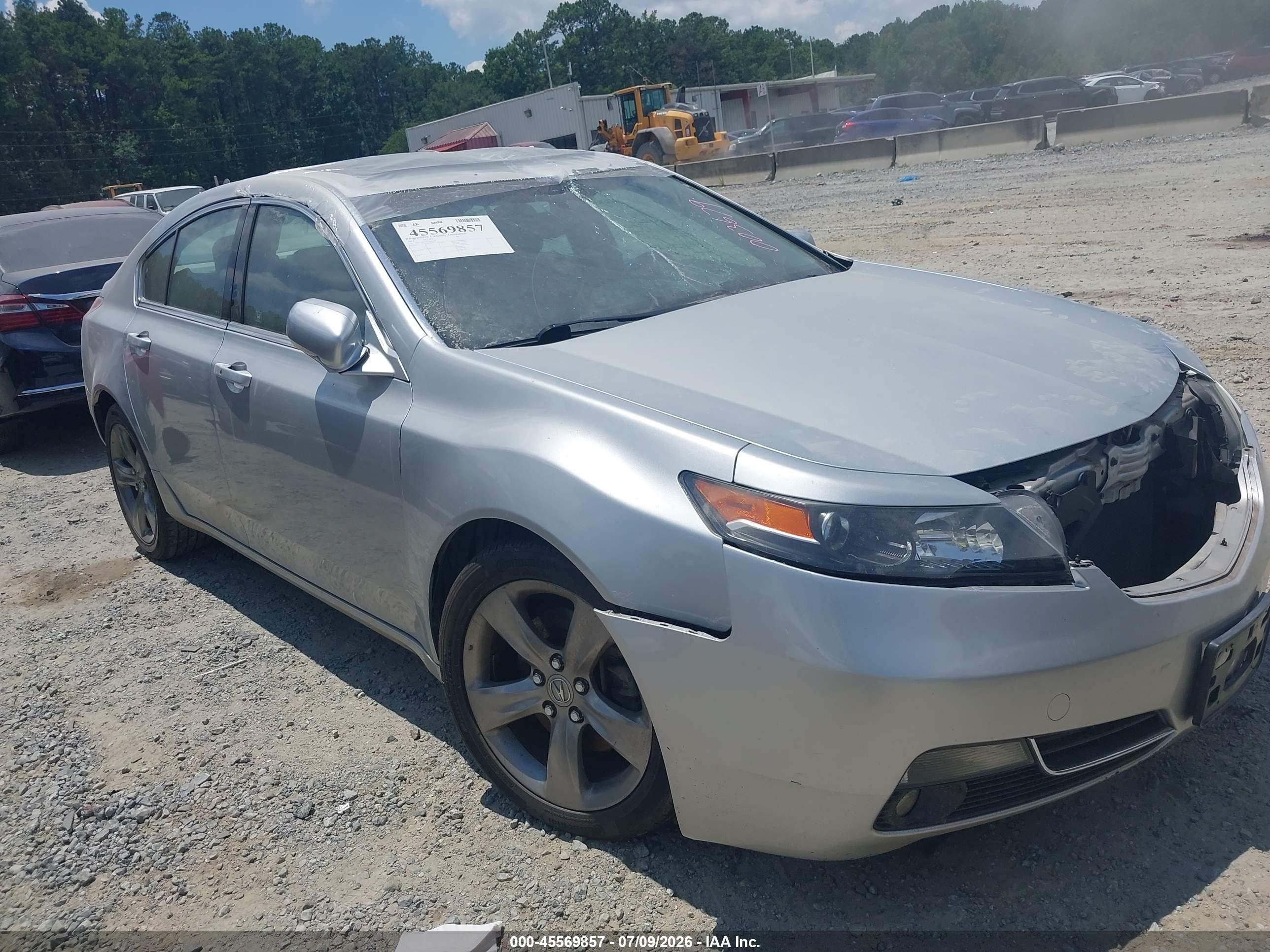 2012 Acura TL Technology, VIN 19UUA9F52CA003679 — Перед