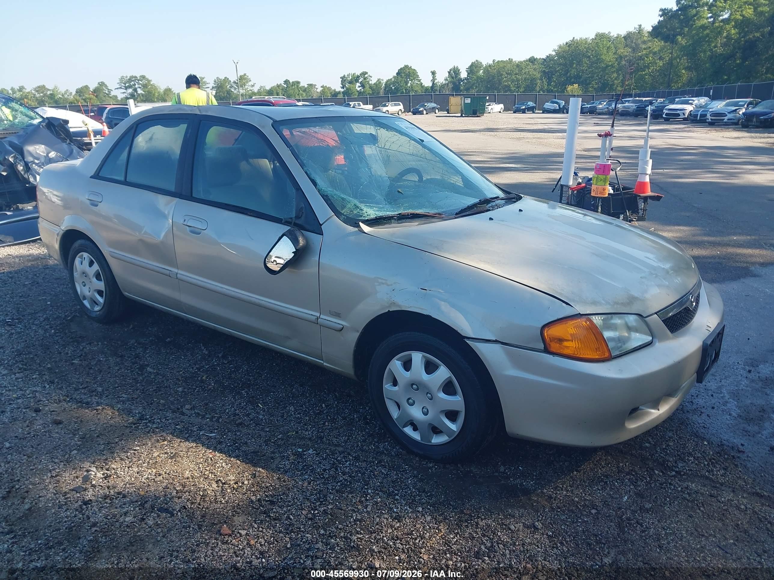 1999 Mazda Protege DX, VIN JM1BJ2227X0127192 — Крыша