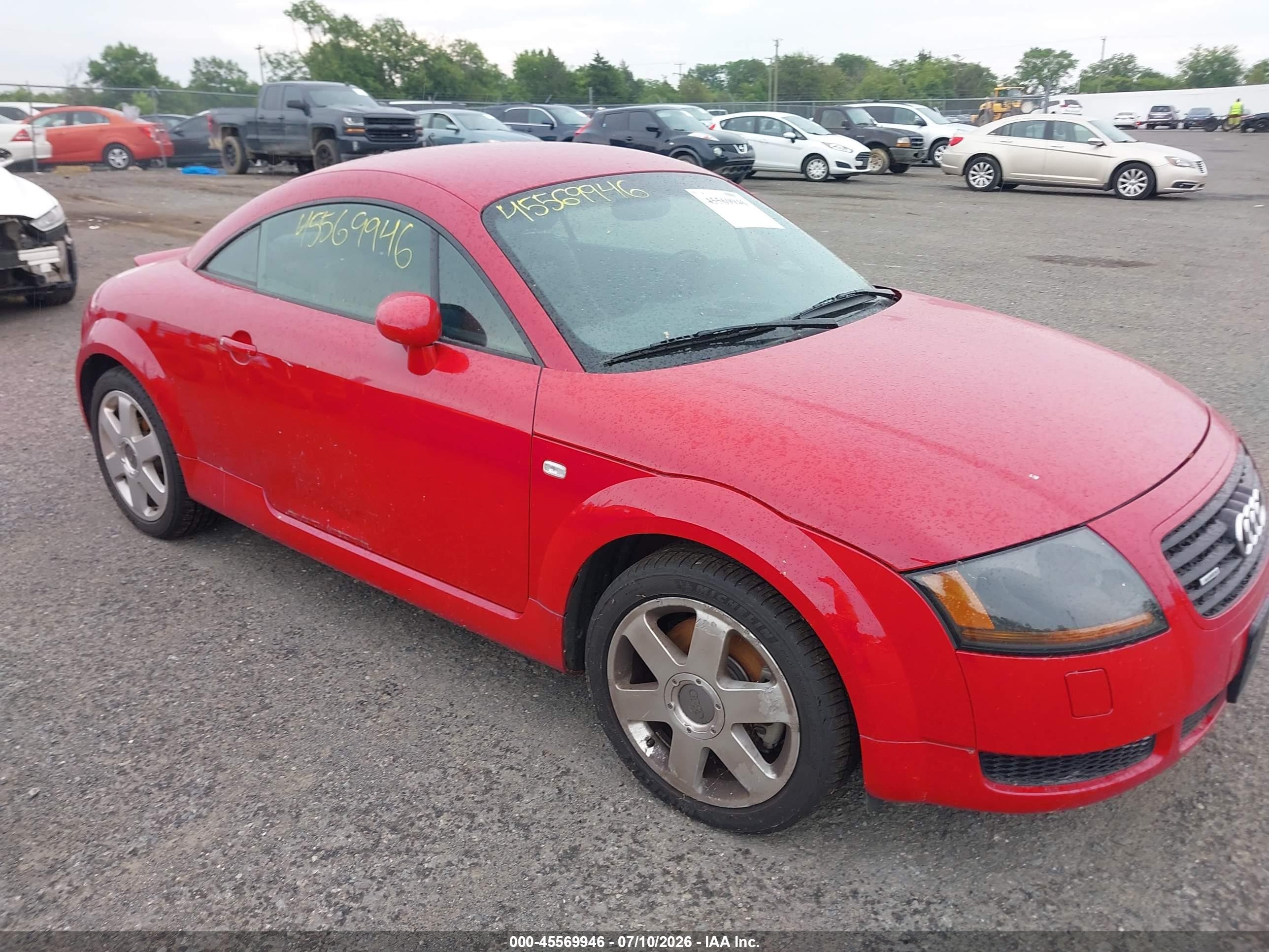 2001 Audi TT, VIN TRUWT28N911034758 — Обычный износ