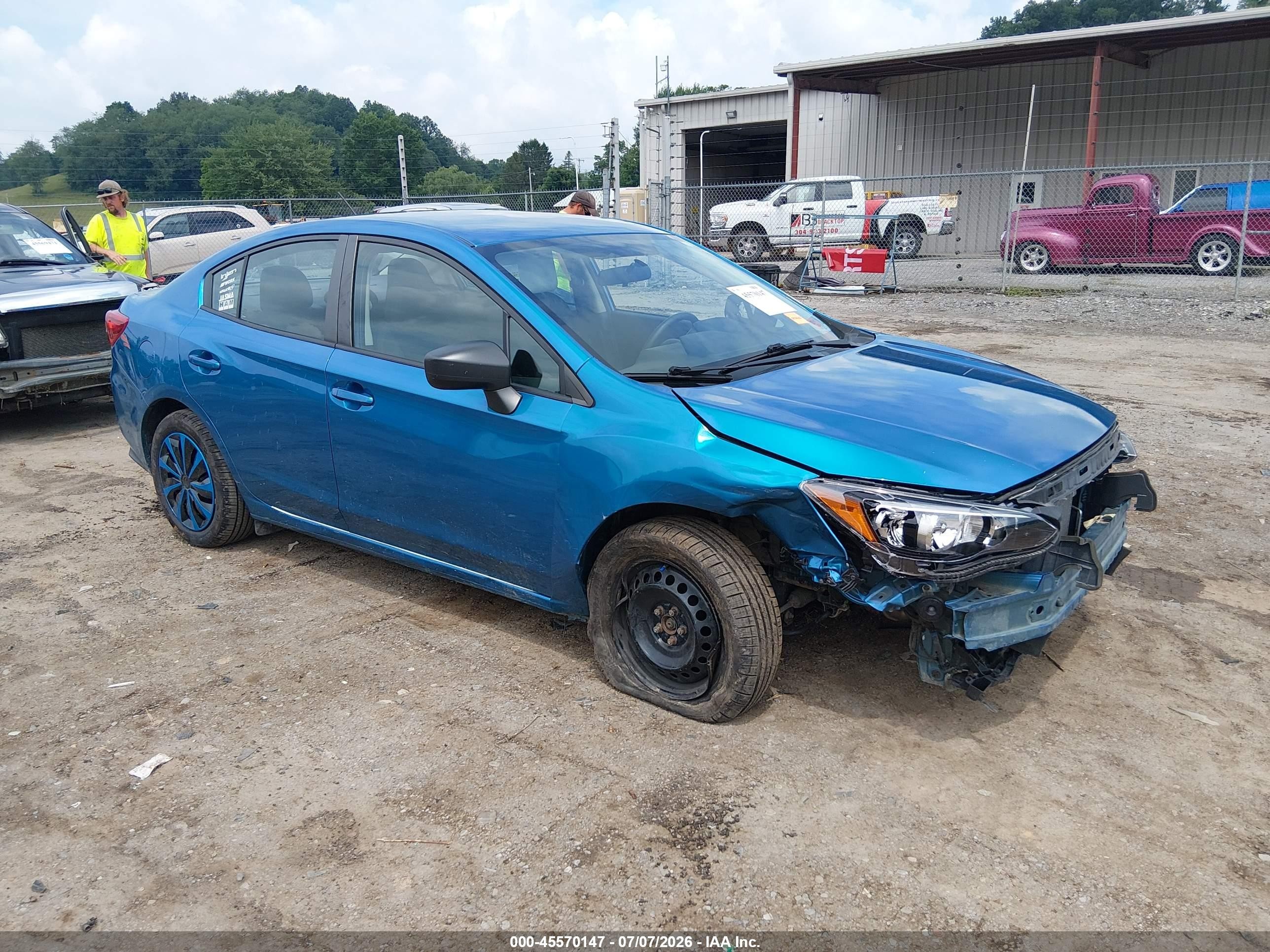 2019 Subaru Impreza, VIN 4S3GKAA61K3615997 — Front end