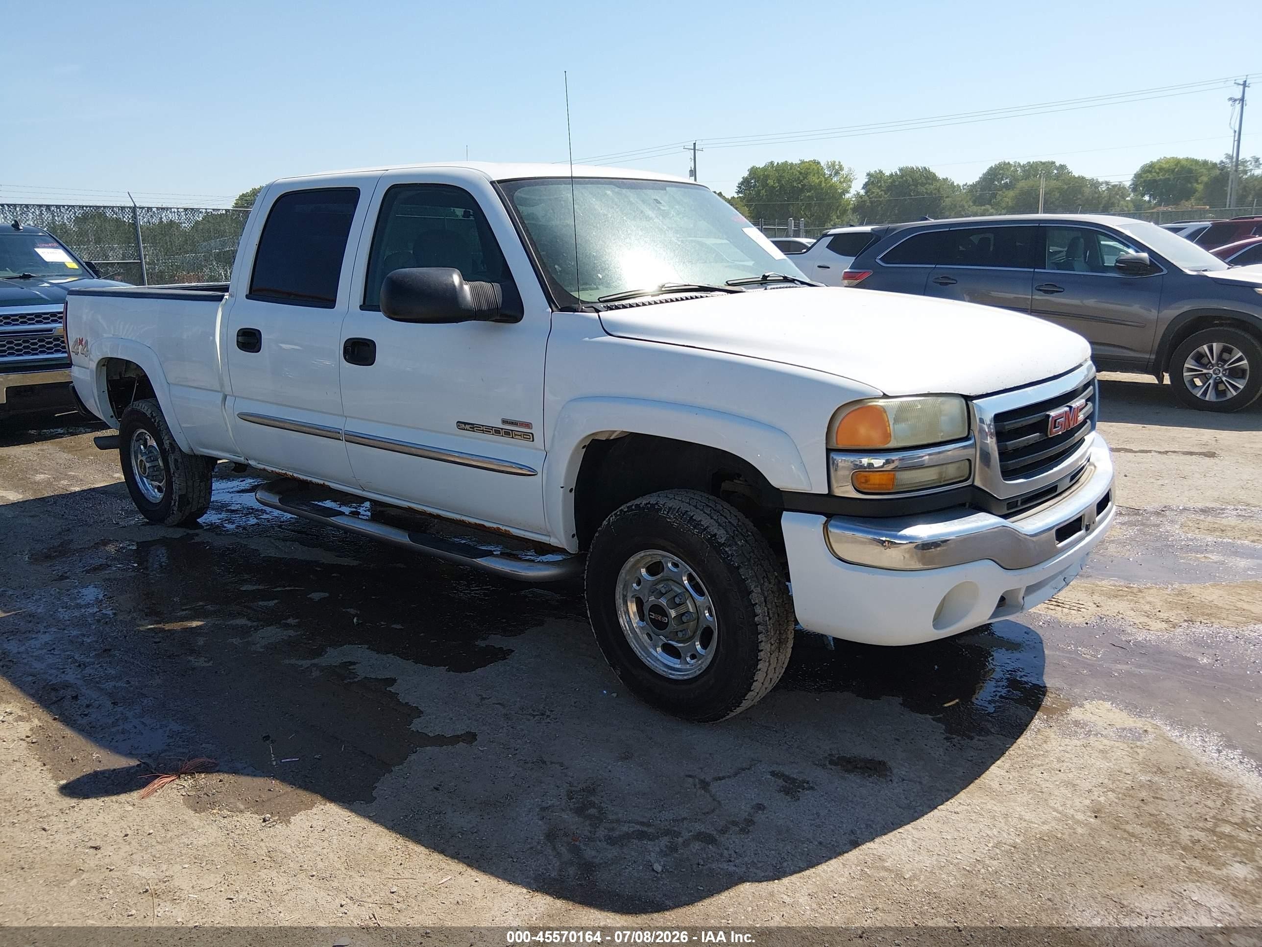 2003 GMC Sierra 2500HD SLT, VIN 1GTHK23183F214233 — Hail