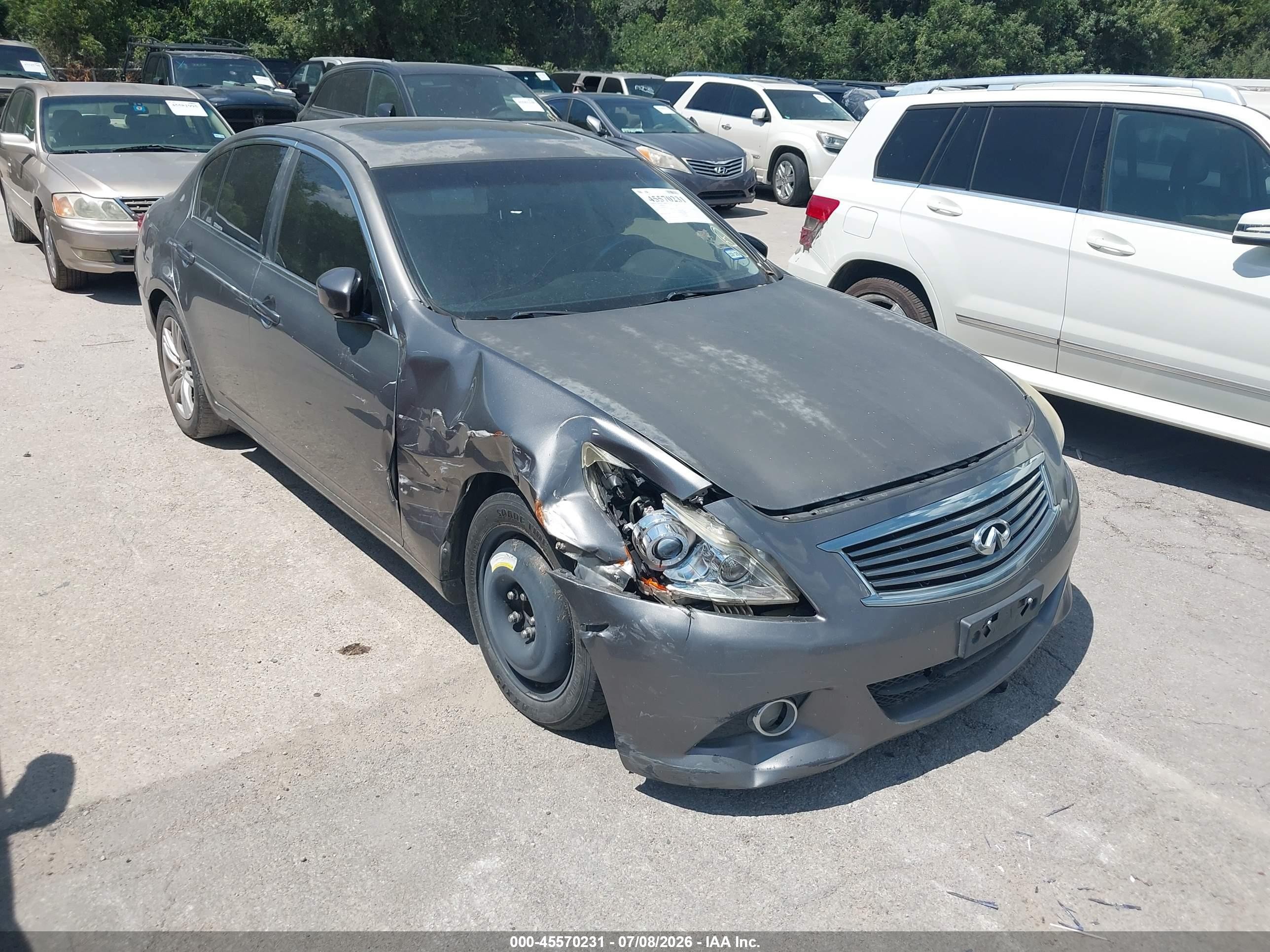 2013 Infiniti G37 Journey, VIN JN1CV6AP3DM713974 — Repossession