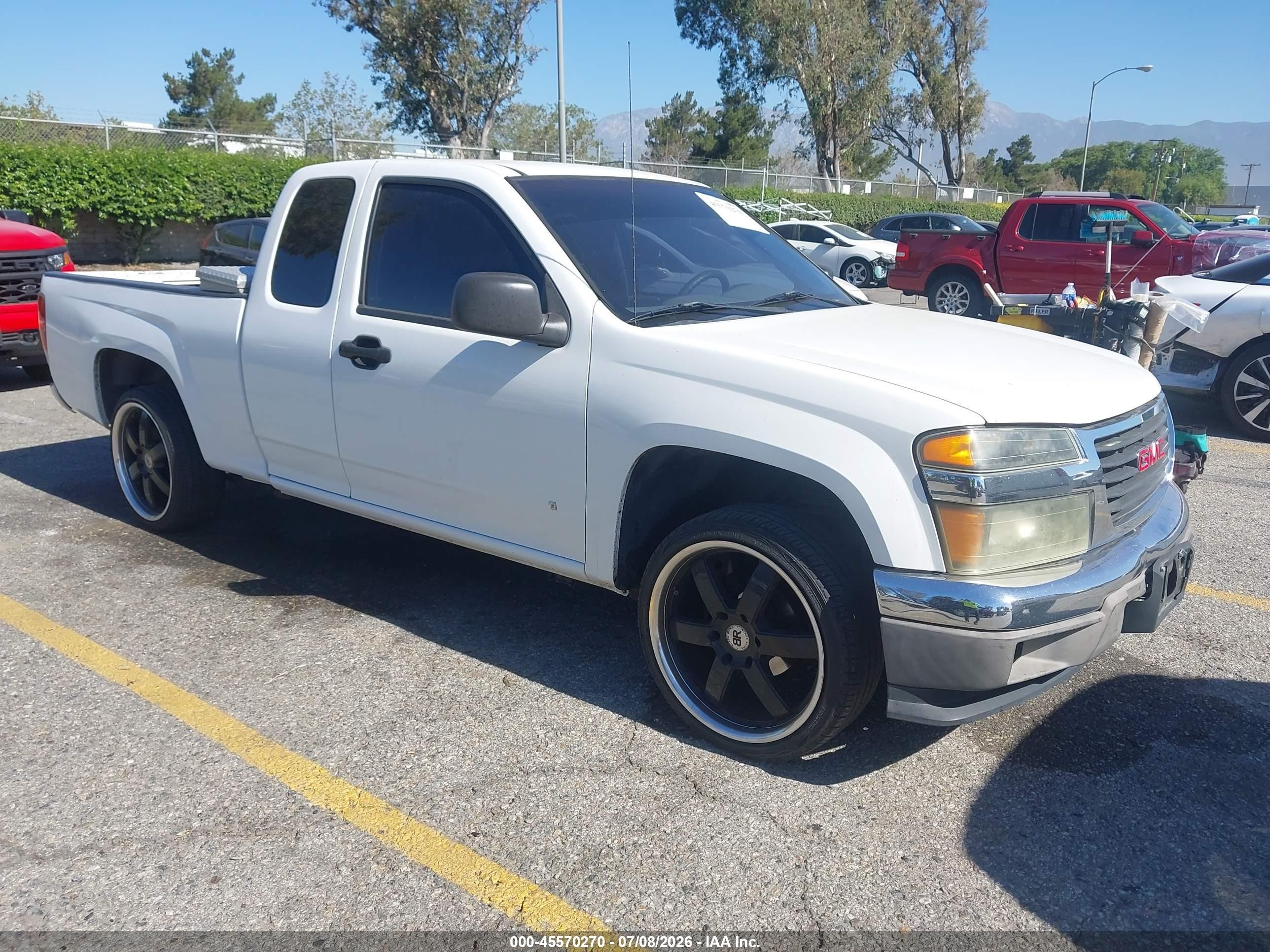 2007 GMC Canyon SL, VIN 1GTCS199978148027 — Зад