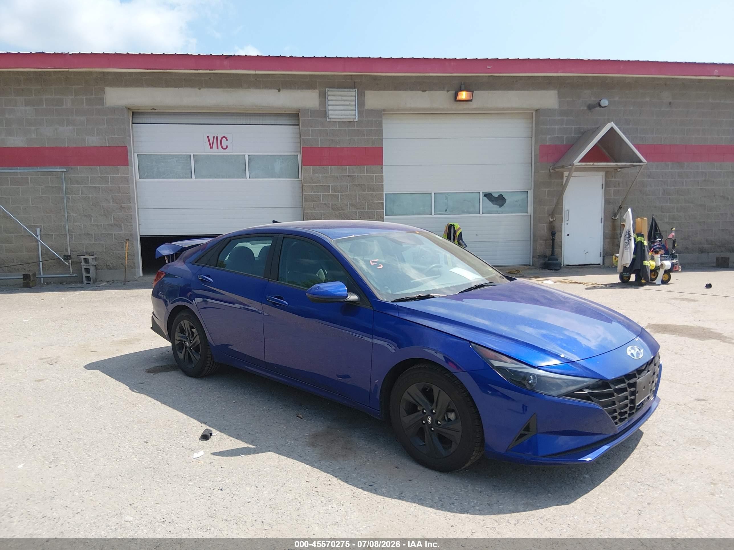 2023 Hyundai Elantra SEL, VIN KMHLM4AG9PU455125 — Rear end