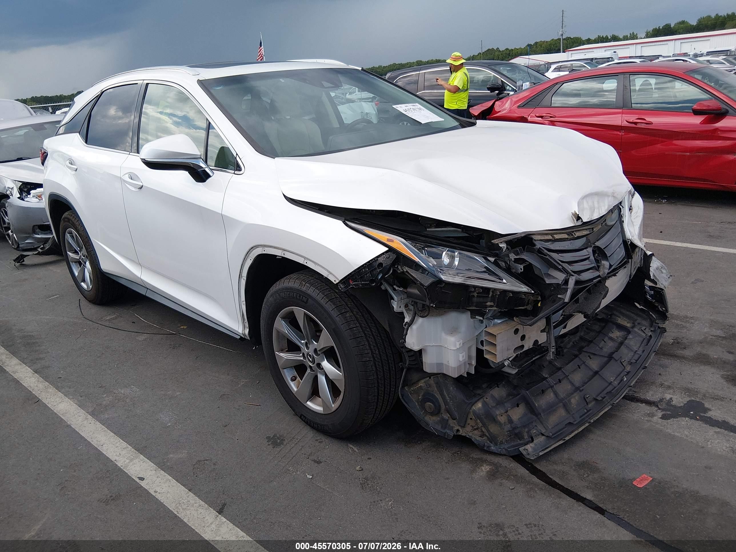2018 Lexus RX 350, VIN 2T2BZMCA1JC144945 — Перед
